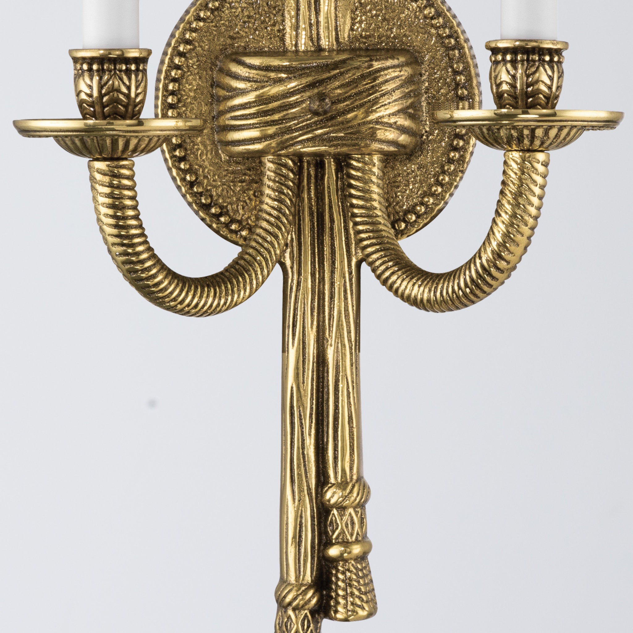 Lexsi 8'' Olde Brass Sconce Gold 8"W x 21.25"H x 5.5"D