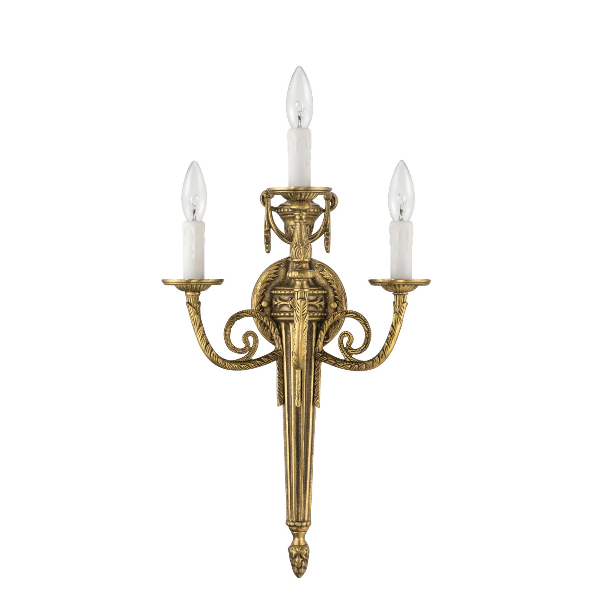 Loxley 12.75'' Matte Brass Sconce Gold 12.75"W x 21.5"H x 6.75"D