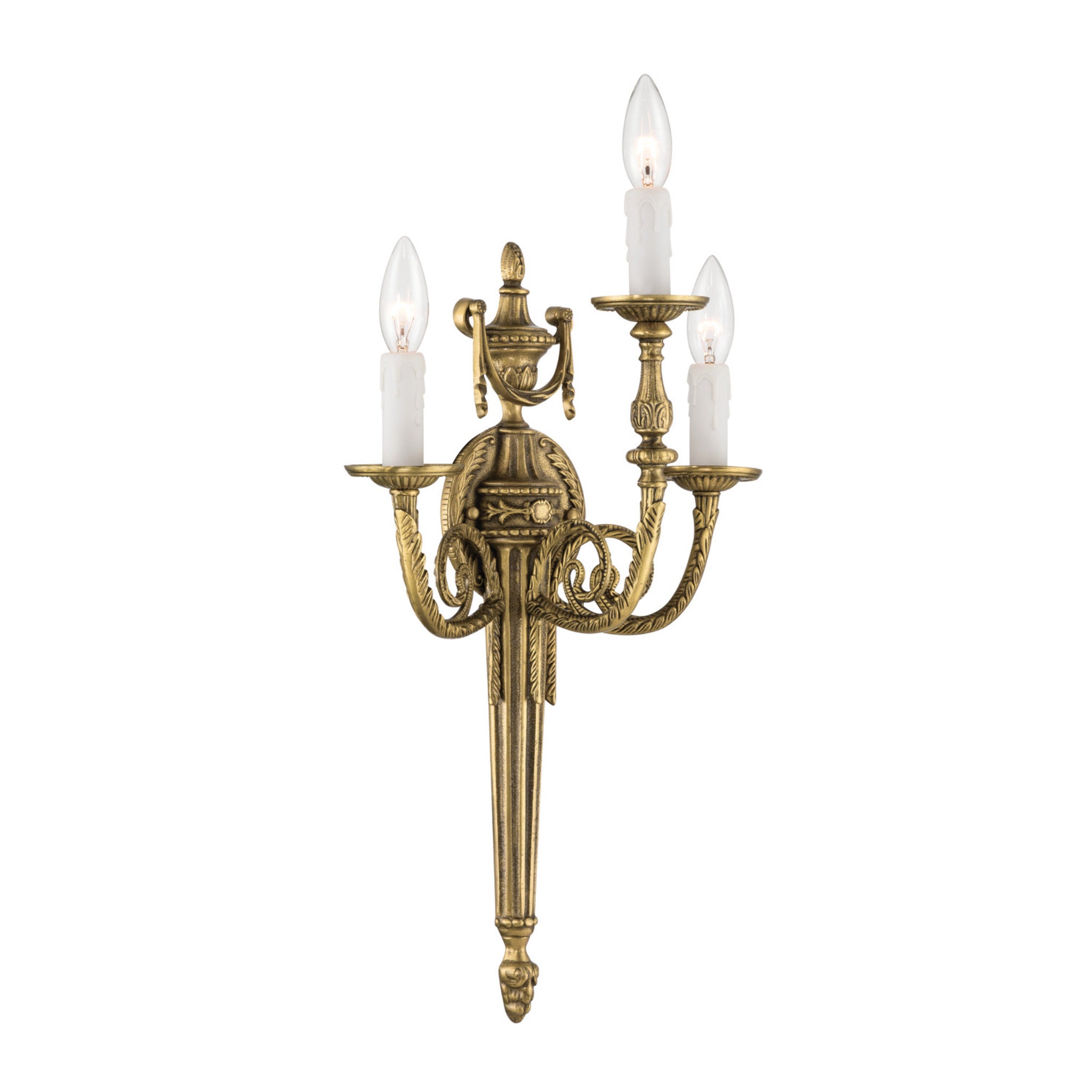 Loxley 12.75'' Matte Brass Sconce Gold 12.75"W x 21.5"H x 6.75"D