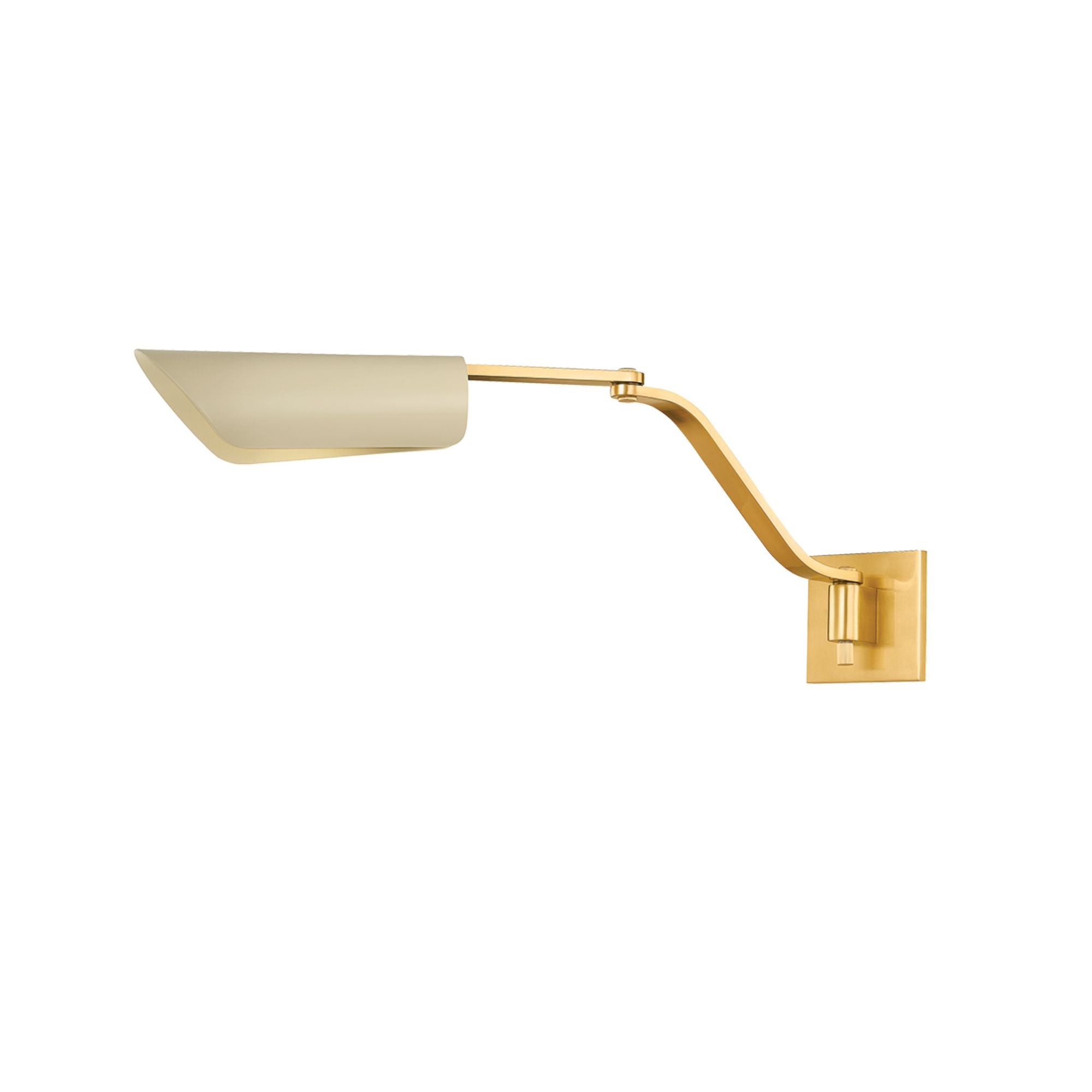 Douglaston 1-Light Wall Sconce in Aged Brass 4.75W x 9.75H
