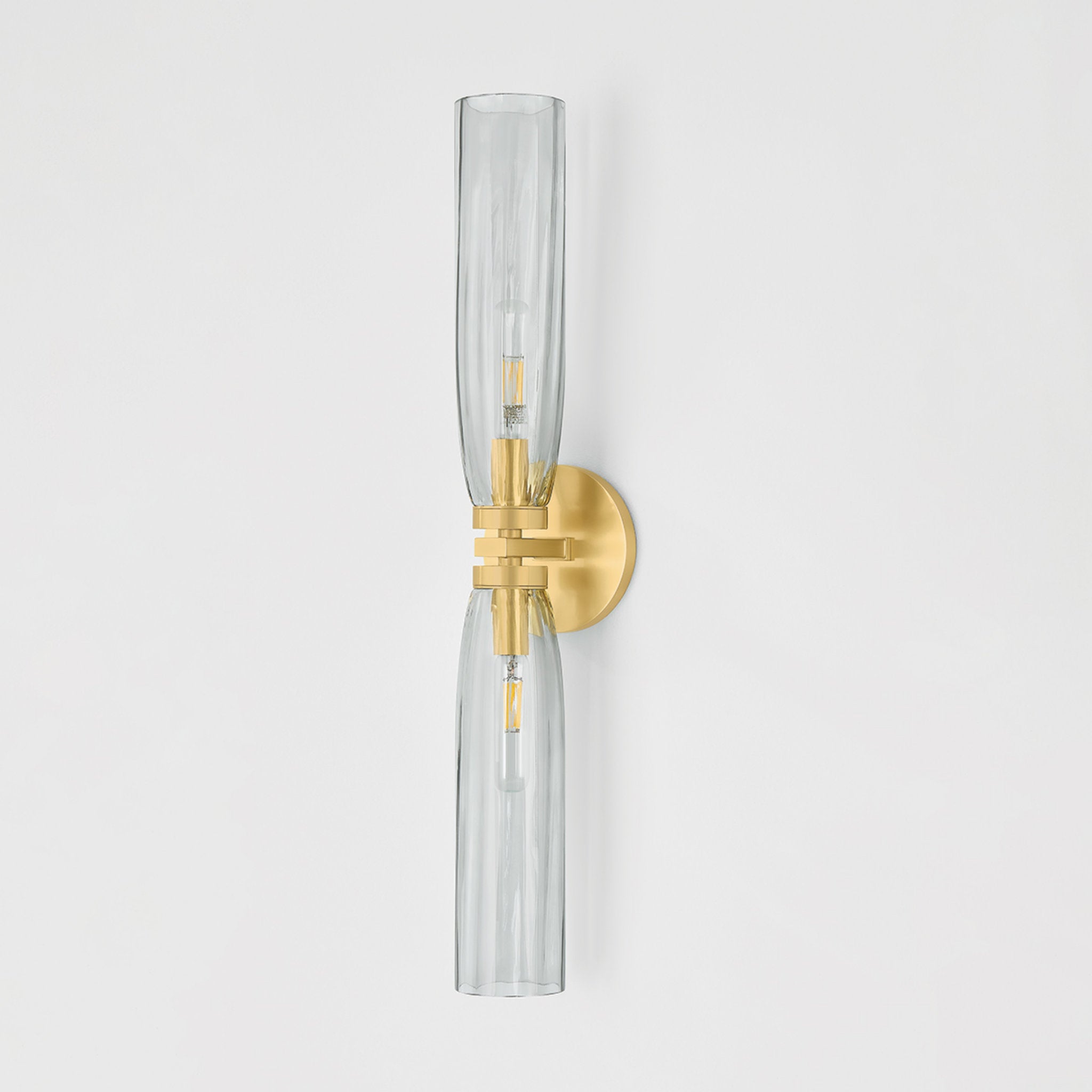 Harpswell 2-Light Bath and Vanity in Aged Brass 4.75W x 23.75H