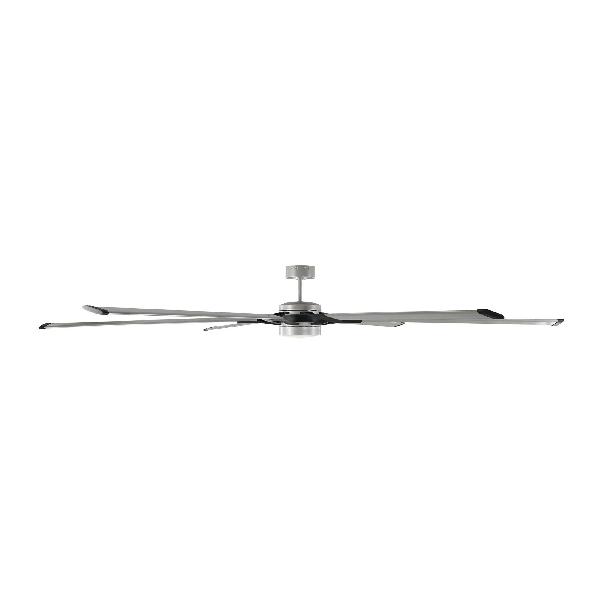 Sean Lavin Loft 96" LED Ceiling Fan  in Painted Brushed Steel  w/ Painted Brushed Steel Blade D:96'' H:13''