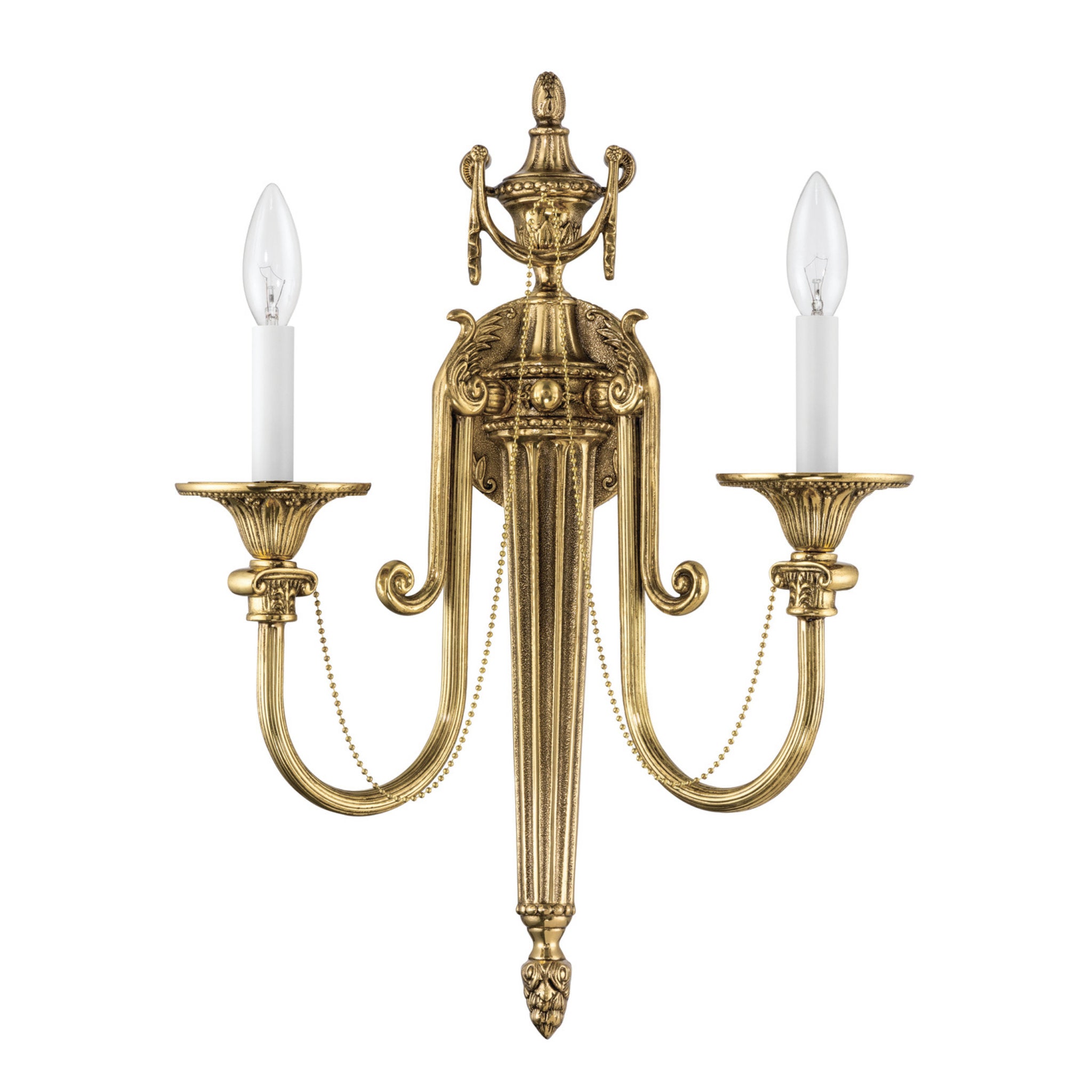 Langley 15'' Olde Brass Sconce Gold 15"W x 20"H x 6.75"D
