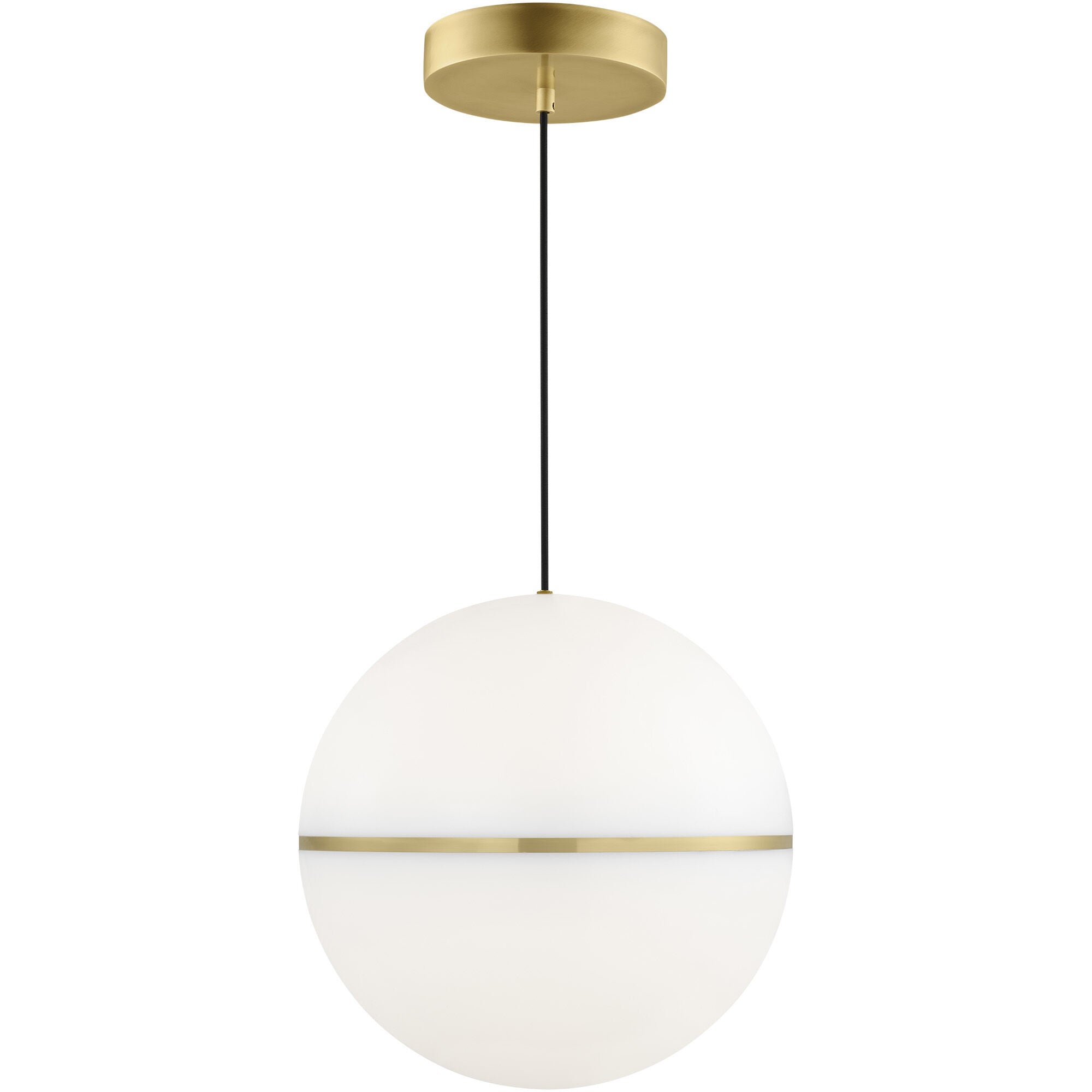 Hanea X-Large Pendant Line-Voltage Pendants/Suspension 1-Light LED 3000K Natural Brass by Sean Lavin