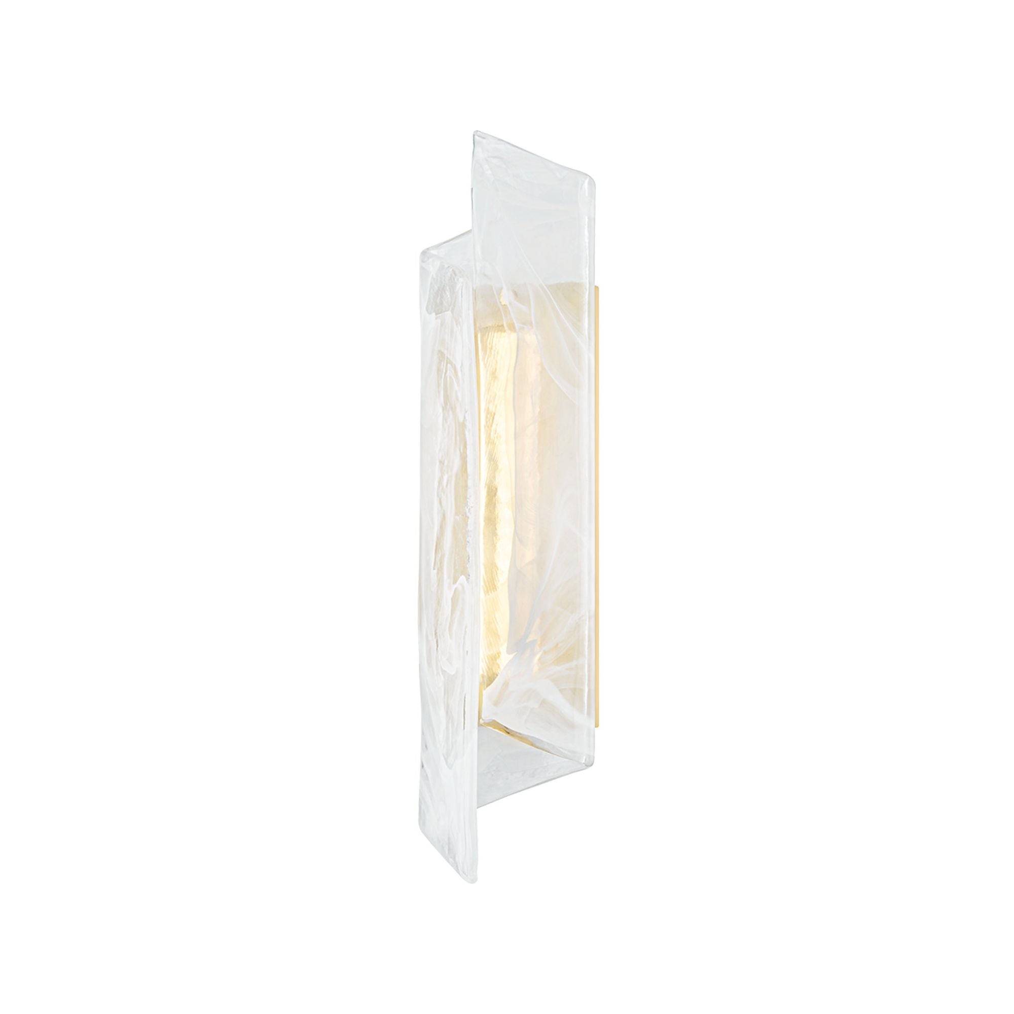 Greenville 1-Light Wall Sconce in Aged Brass 5.75W x 21H