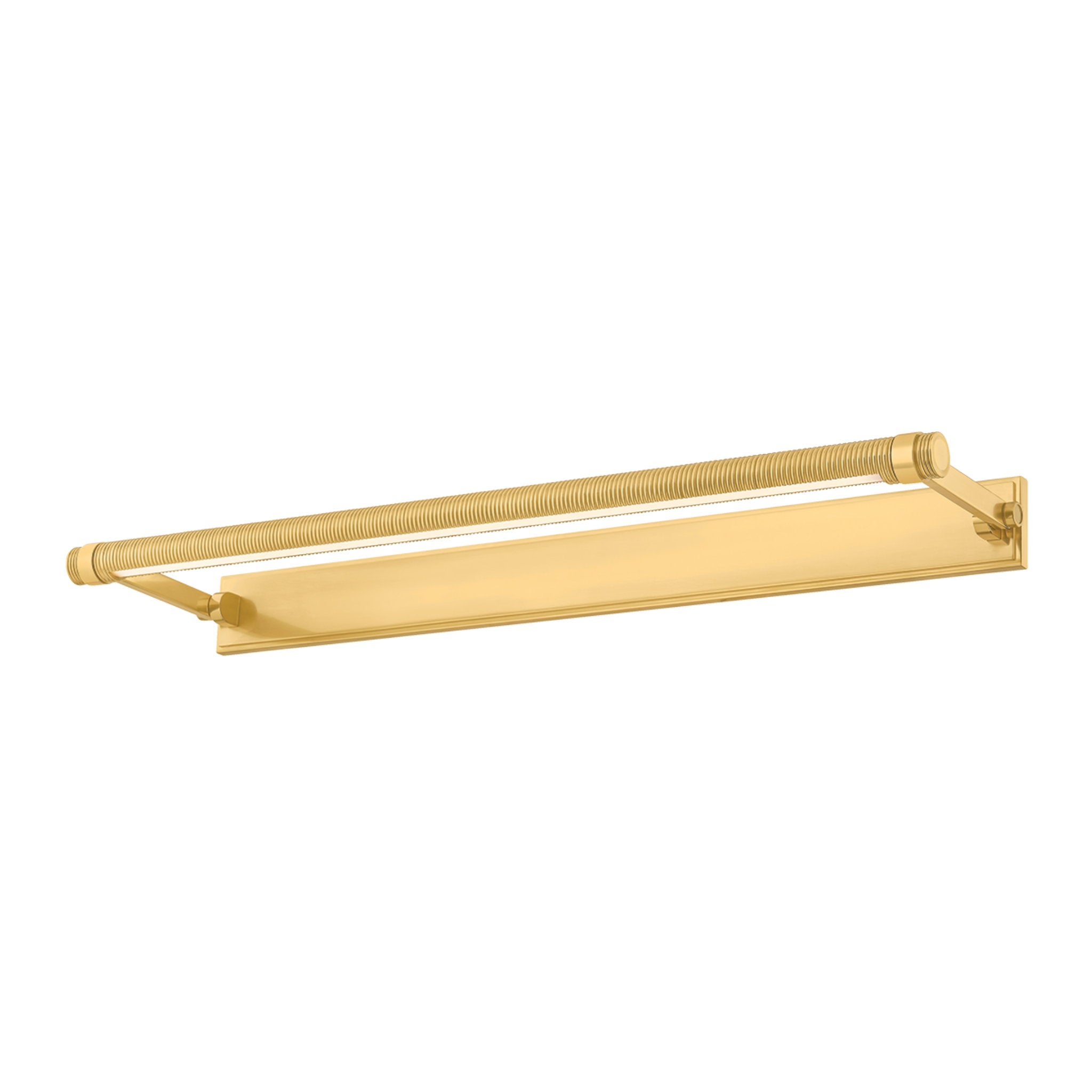 Duell 1-Light Picture Light in Aged Brass 30W x 2.75H (7330-AGB)