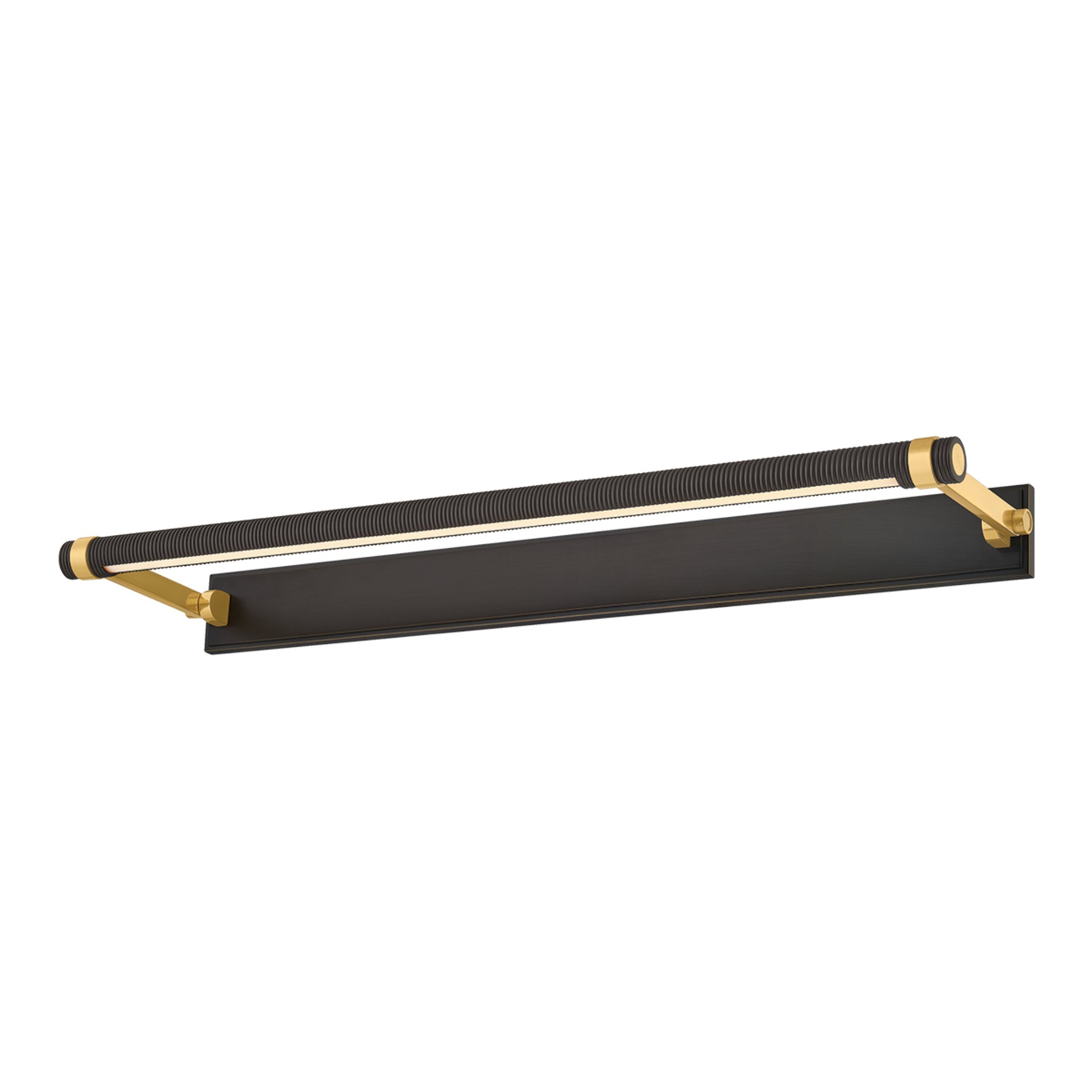Duell 1-Light Picture Light in Aged Brass 30W x 2.75H (7330-AGB/DB)