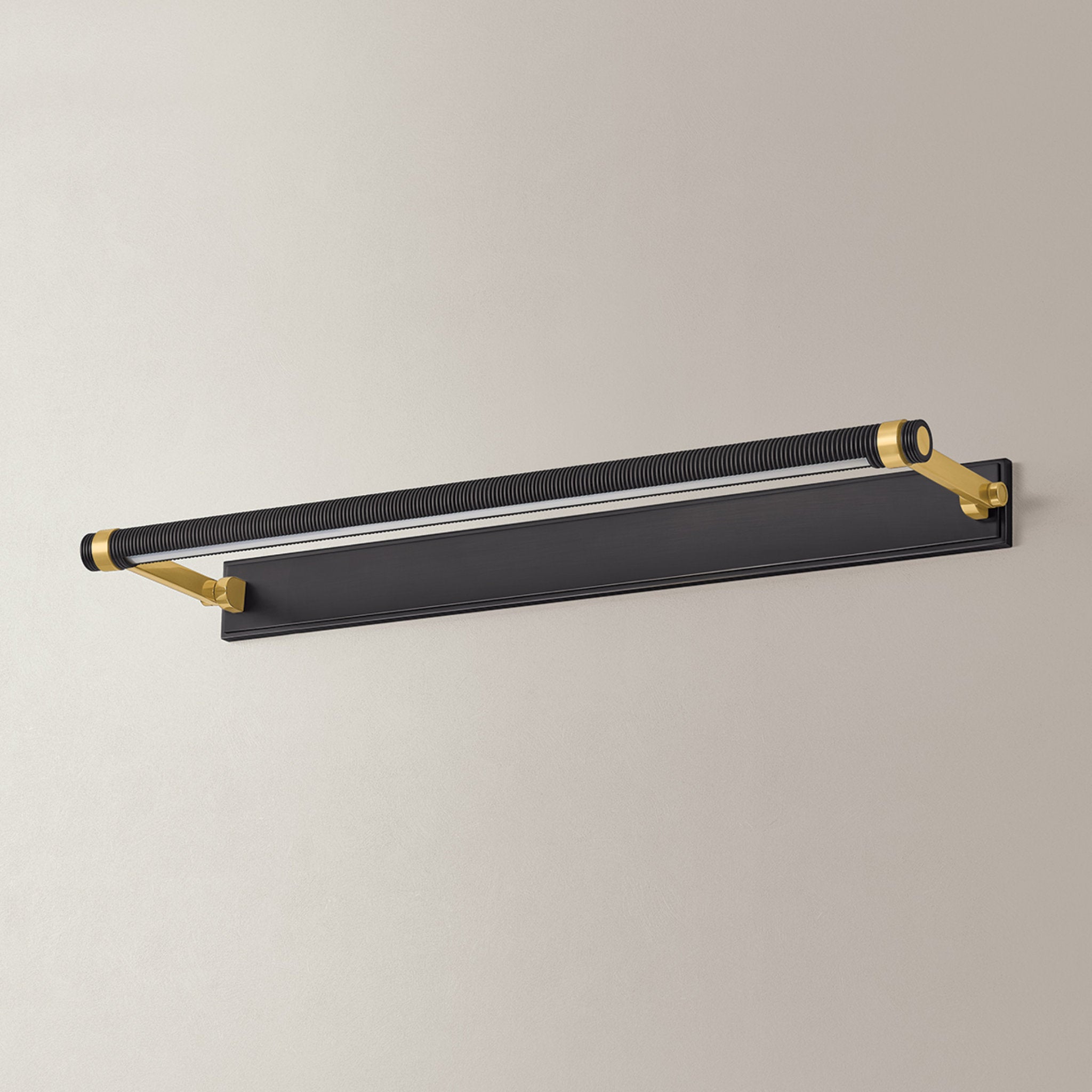 Duell 1-Light Picture Light in Aged Brass 30W x 2.75H (7330-AGB/DB)