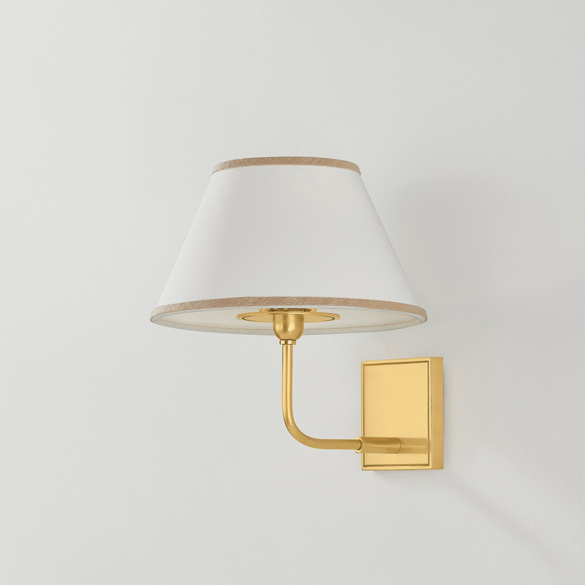 Durland 1-Light Wall Sconce in Aged Brass 10.5W x 11.25H