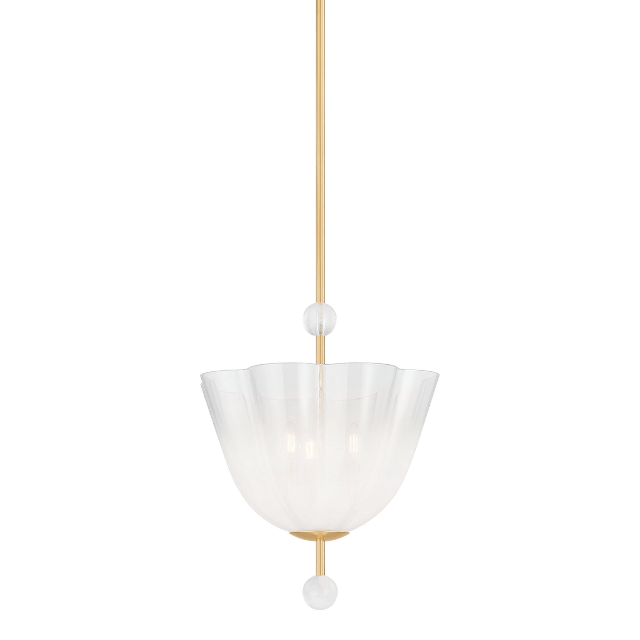 Cambria Heights 3-Light Lantern in Aged Brass 17W x 21H