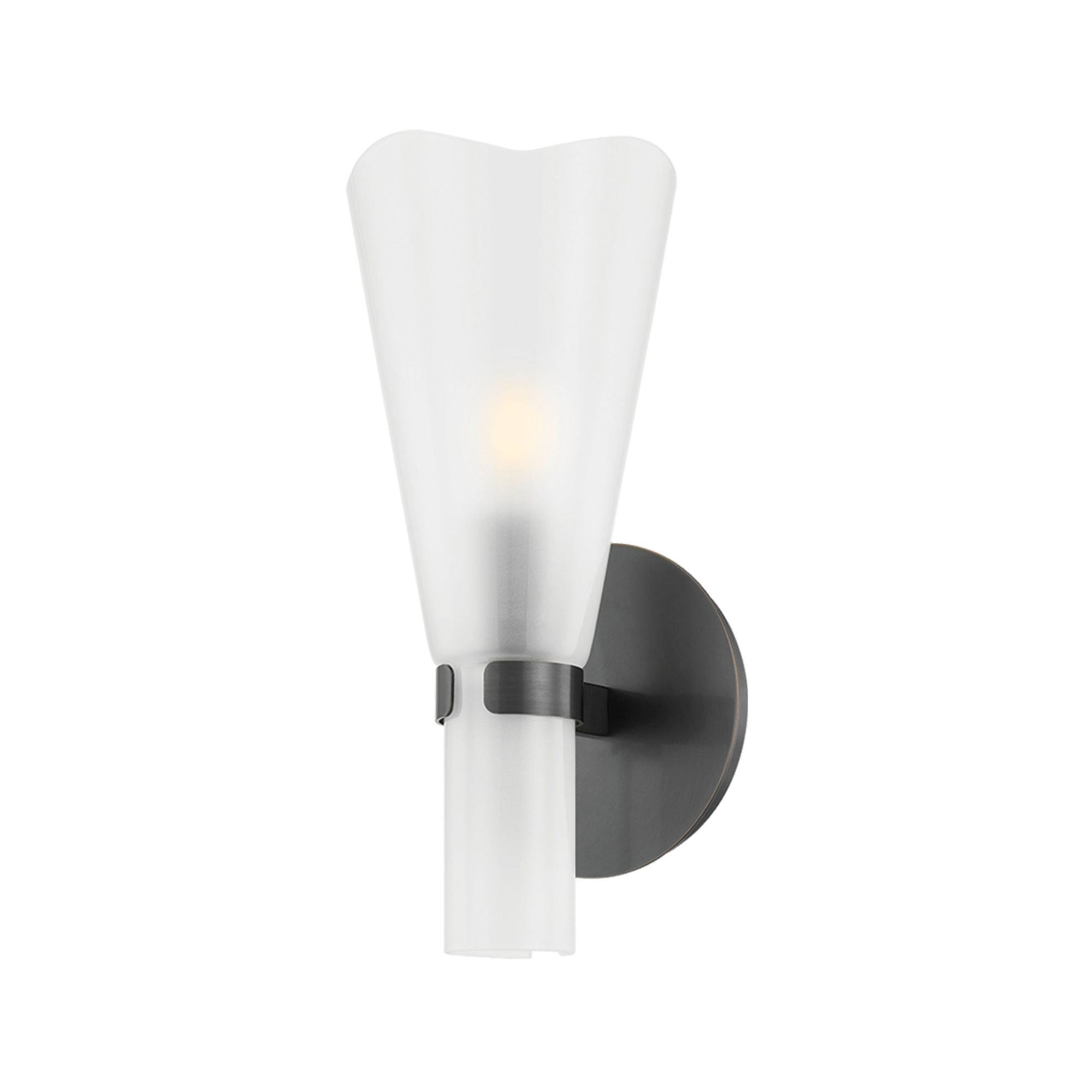 Pine Island 1-Light Wall Sconce in Distressed Bronze 5W x 11.75H