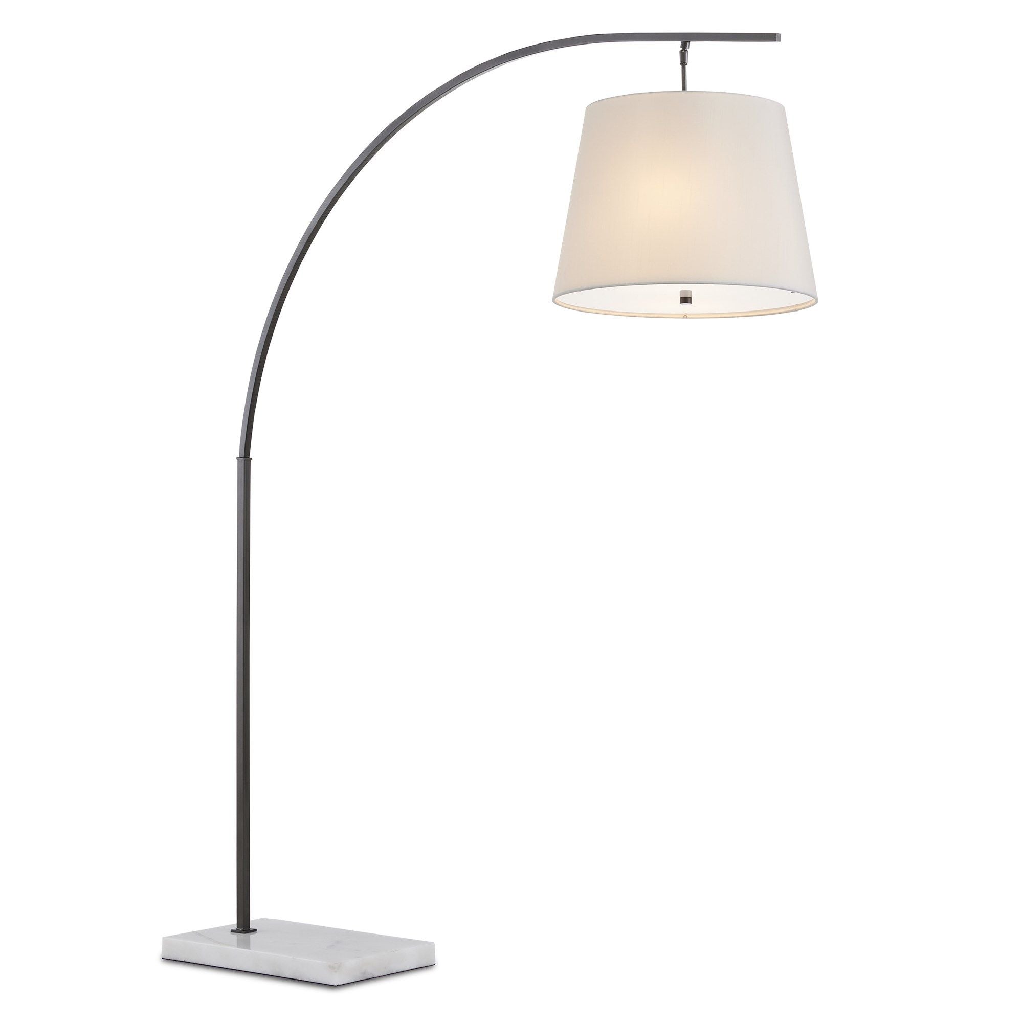 Cloister Medium Bronze Floor Lamp - Oil Rubbed Bronze/White