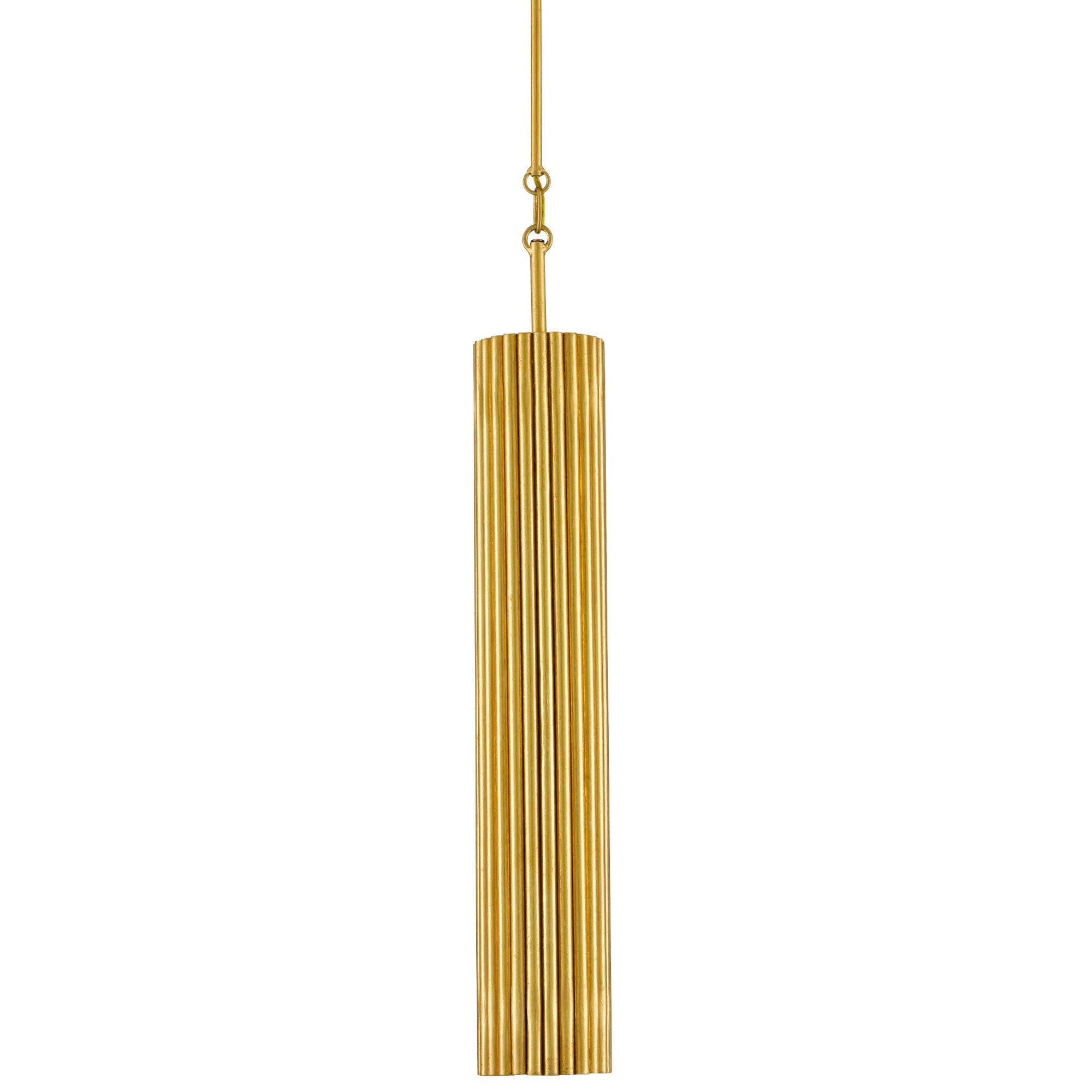 Penfold Gold Pendant - Contemporary Gold Leaf/Painted Contemporary Gold