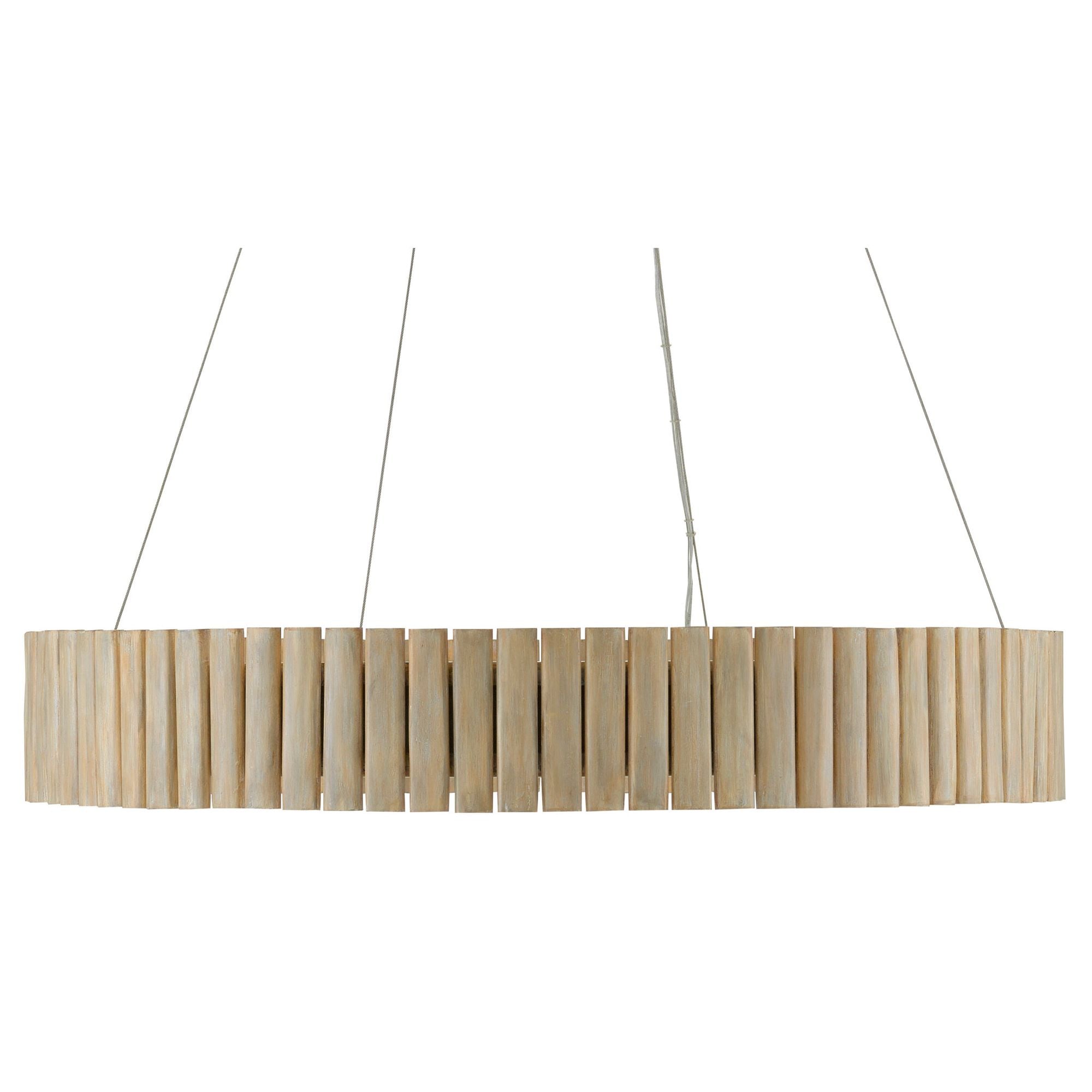 Tetterby Chandelier - Light Taupe/Smokewood