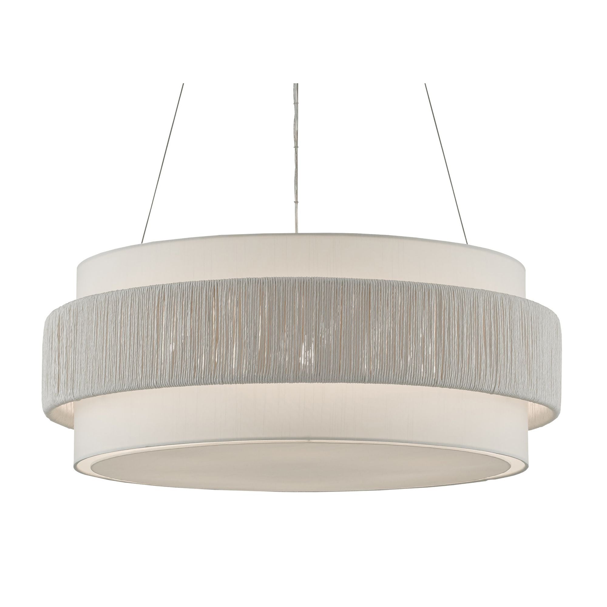 Rousham White Chandelier - Beige/Sugar White
