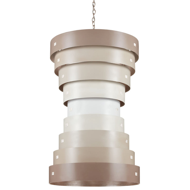 Graduation Large Taupe Chandelier - Taupe/Champagne