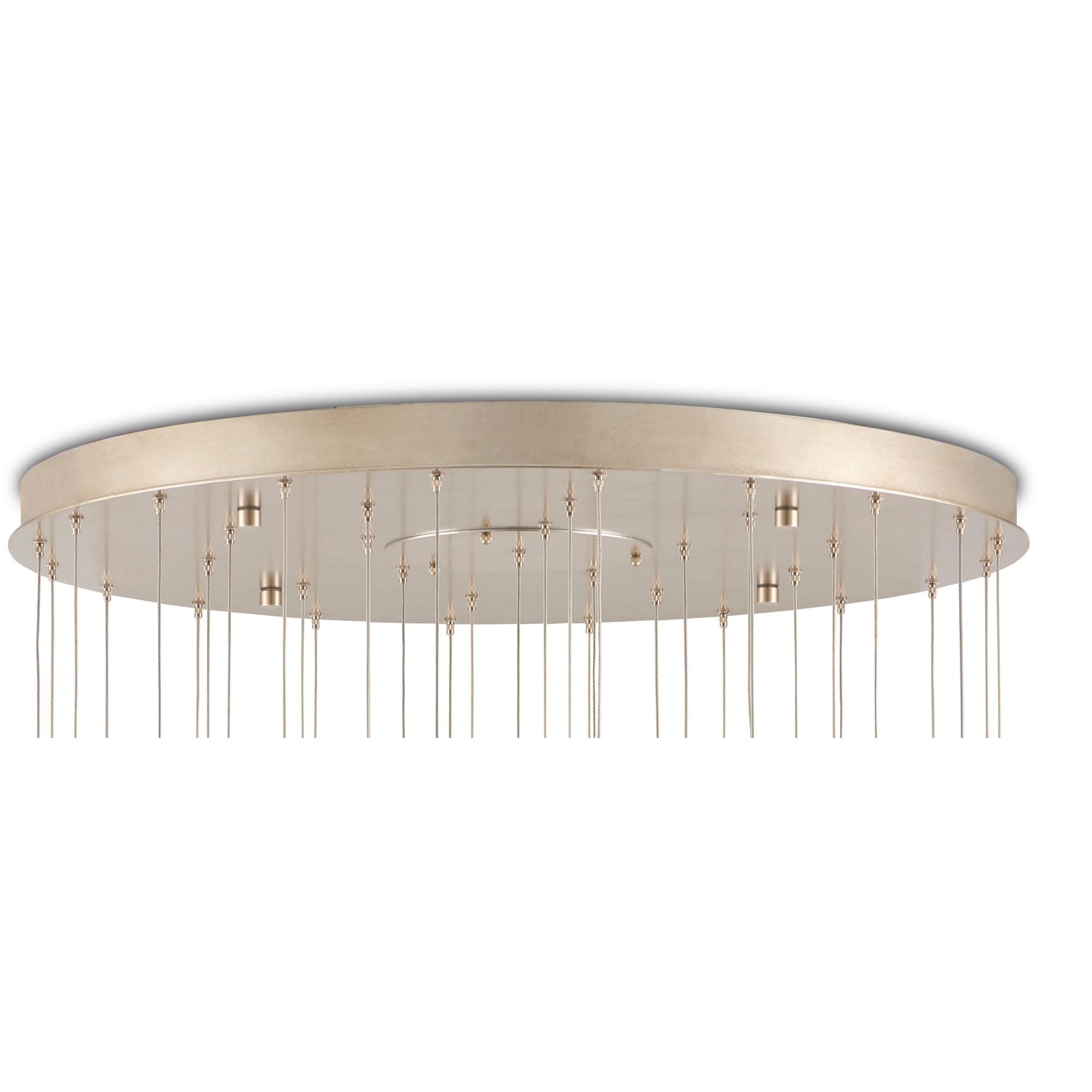 Lazio 36-Light Round Multi-Drop Pendant - Natural/Painted Silver