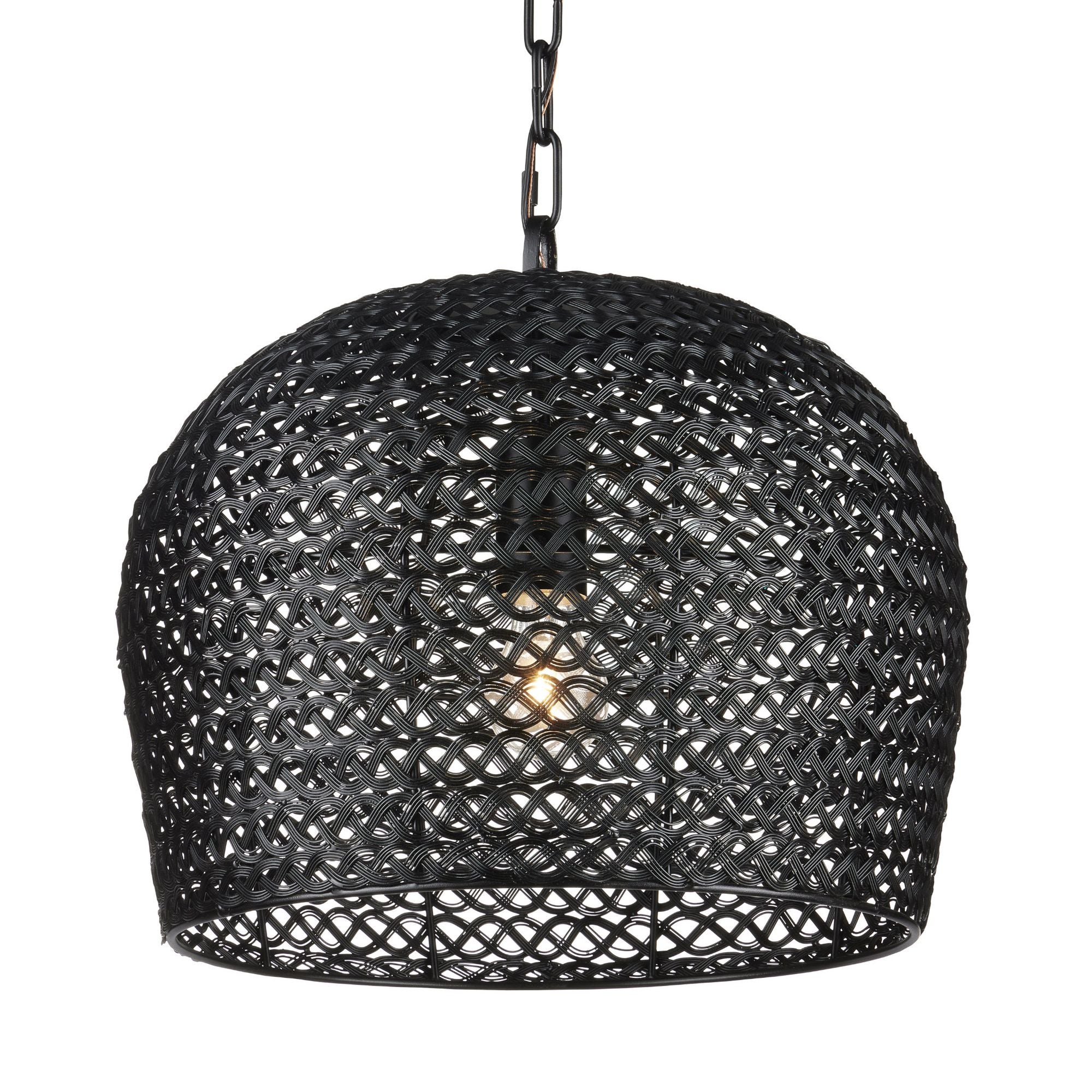 Piero Black Pendant - Satin Black