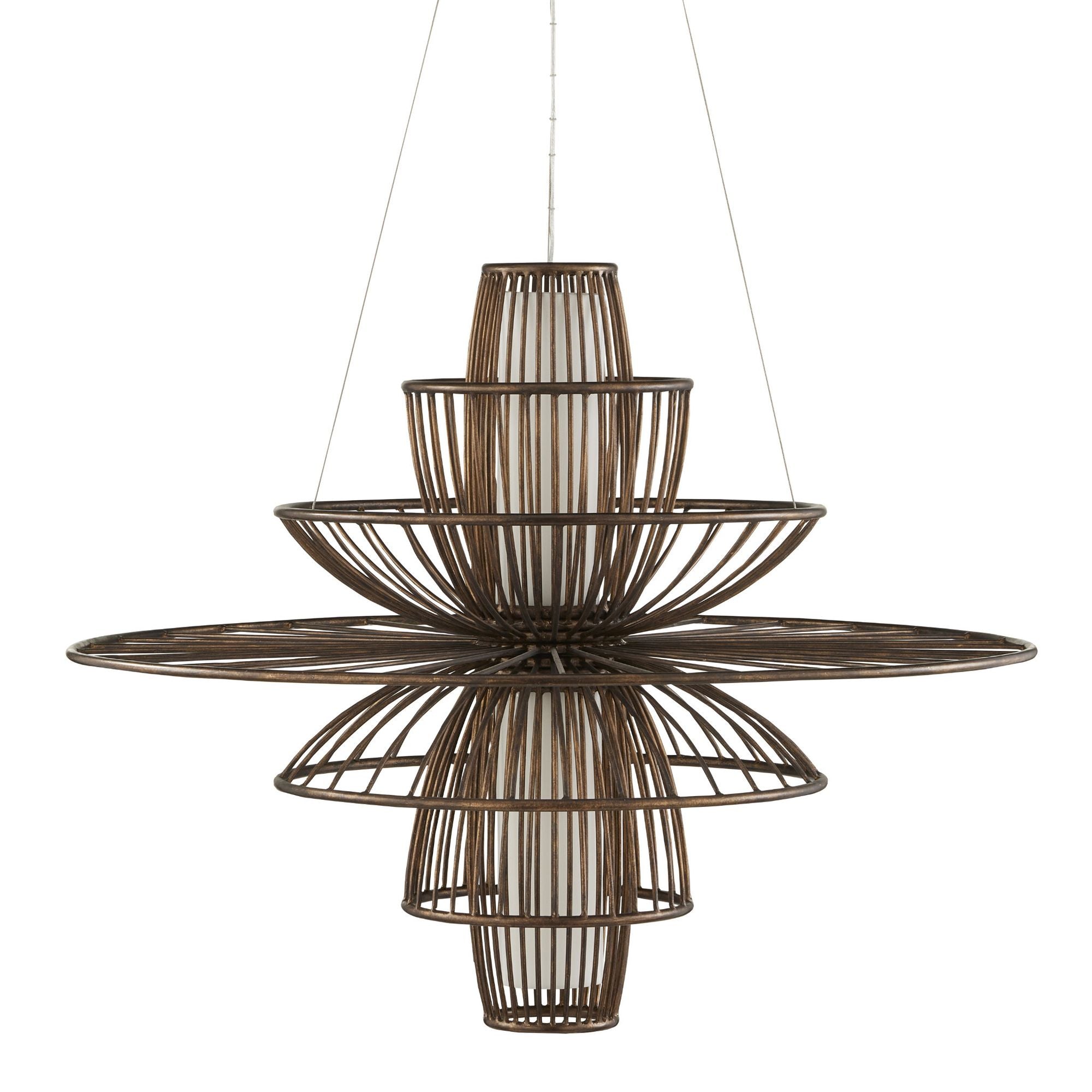 Currey and Company Benjiro Chandelier - Thumbnail 3