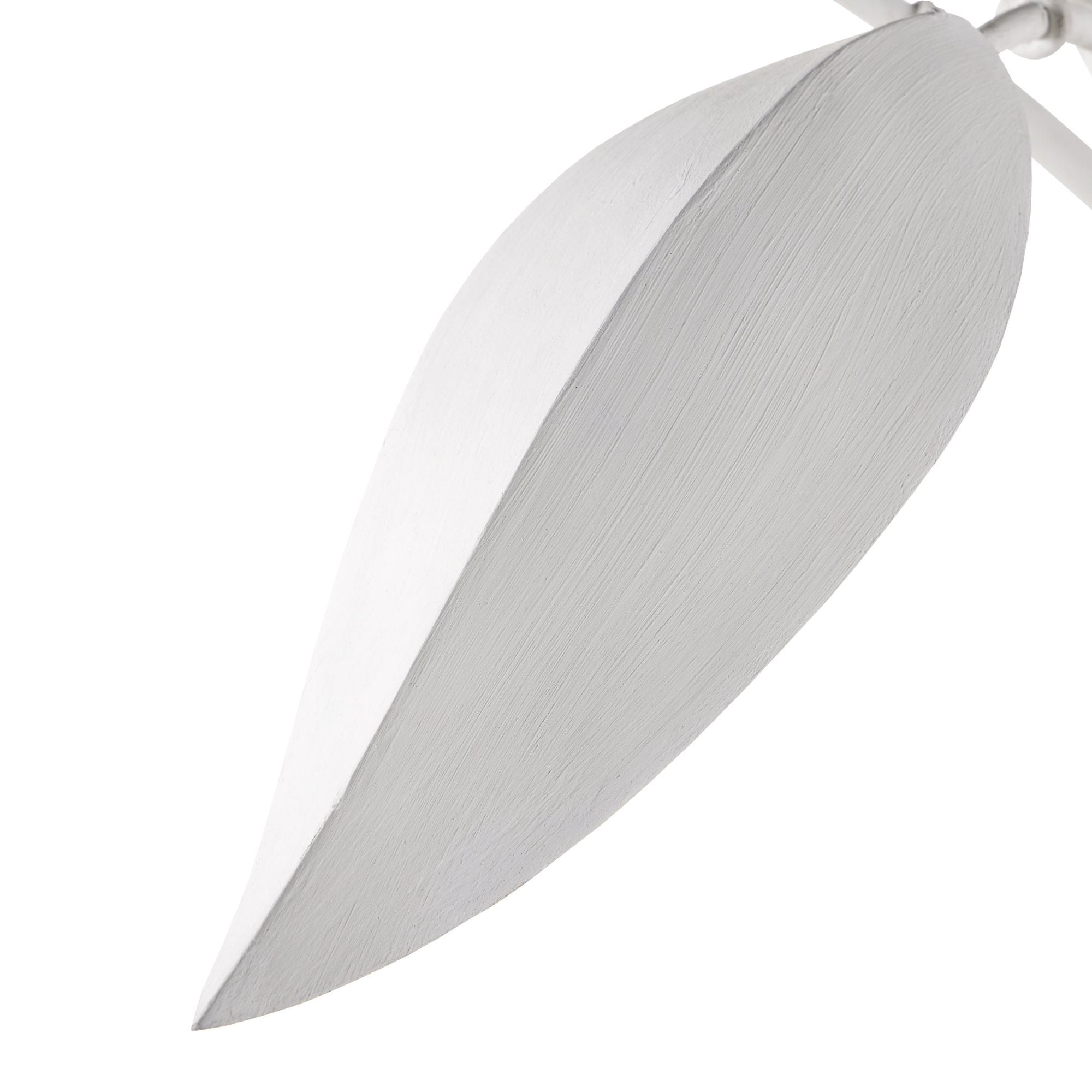 Yuriko White Chandelier - Gesso White/Contemporary Gold Leaf