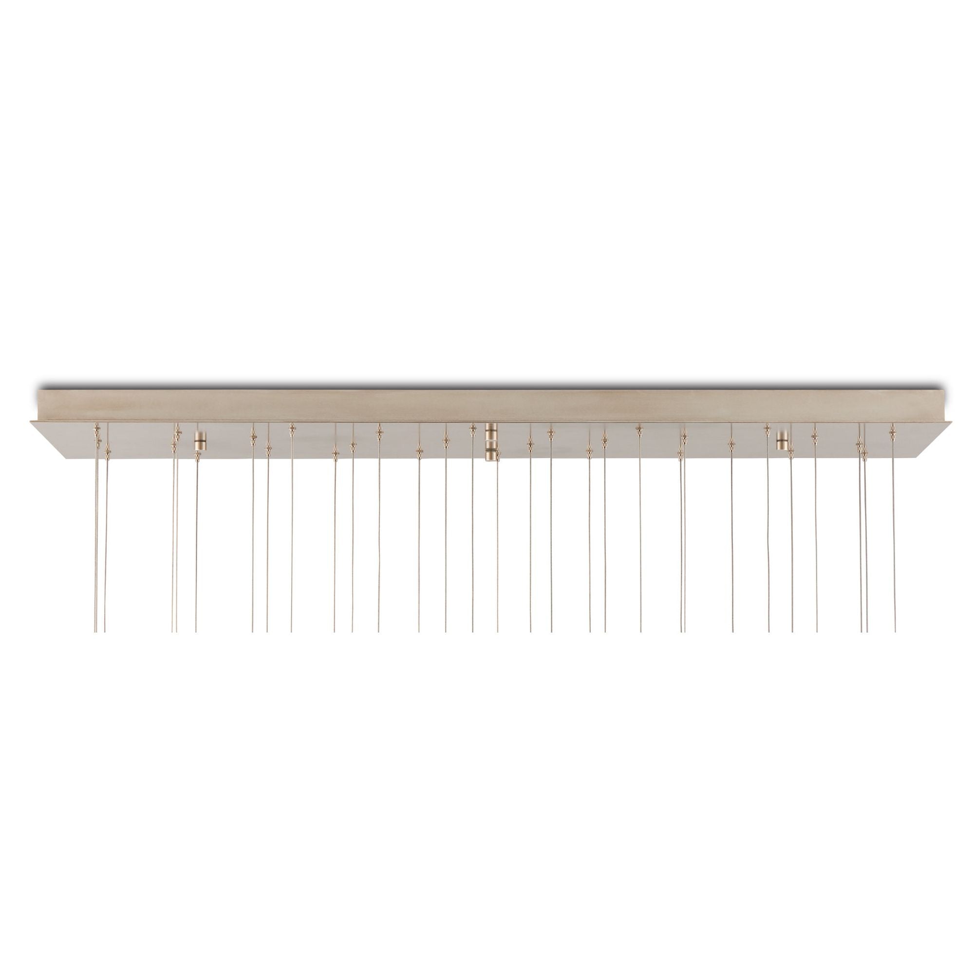 Regatta 30-Light Rectangular Multi-Drop Pendant - Cupertino/Silver