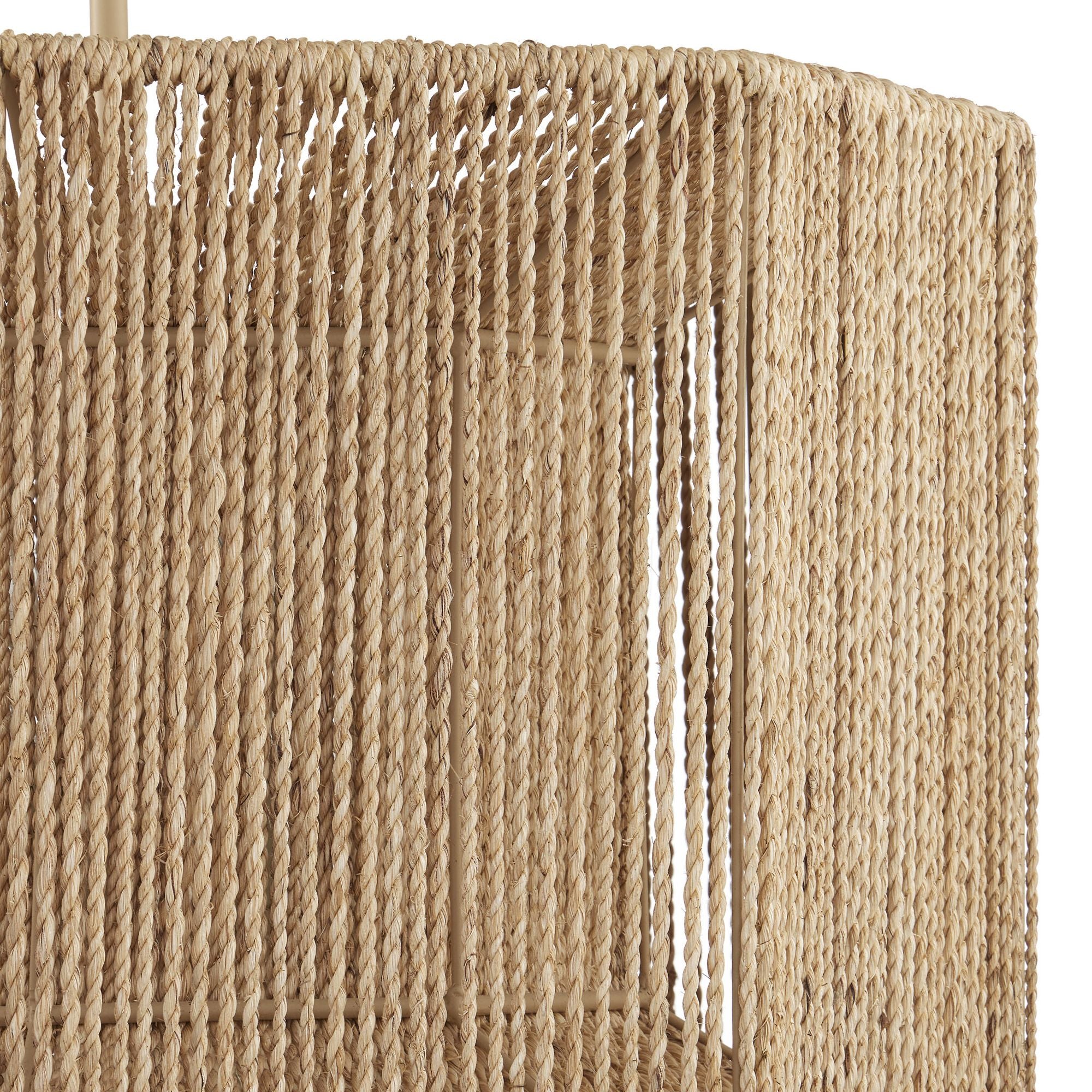 Mereworth Rope Chandelier - Beige/Natural