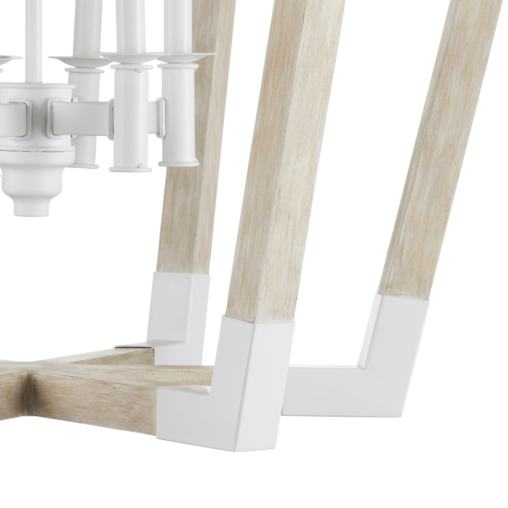 Bastian Large Sandstone Lantern - Sugar White/Sandstone