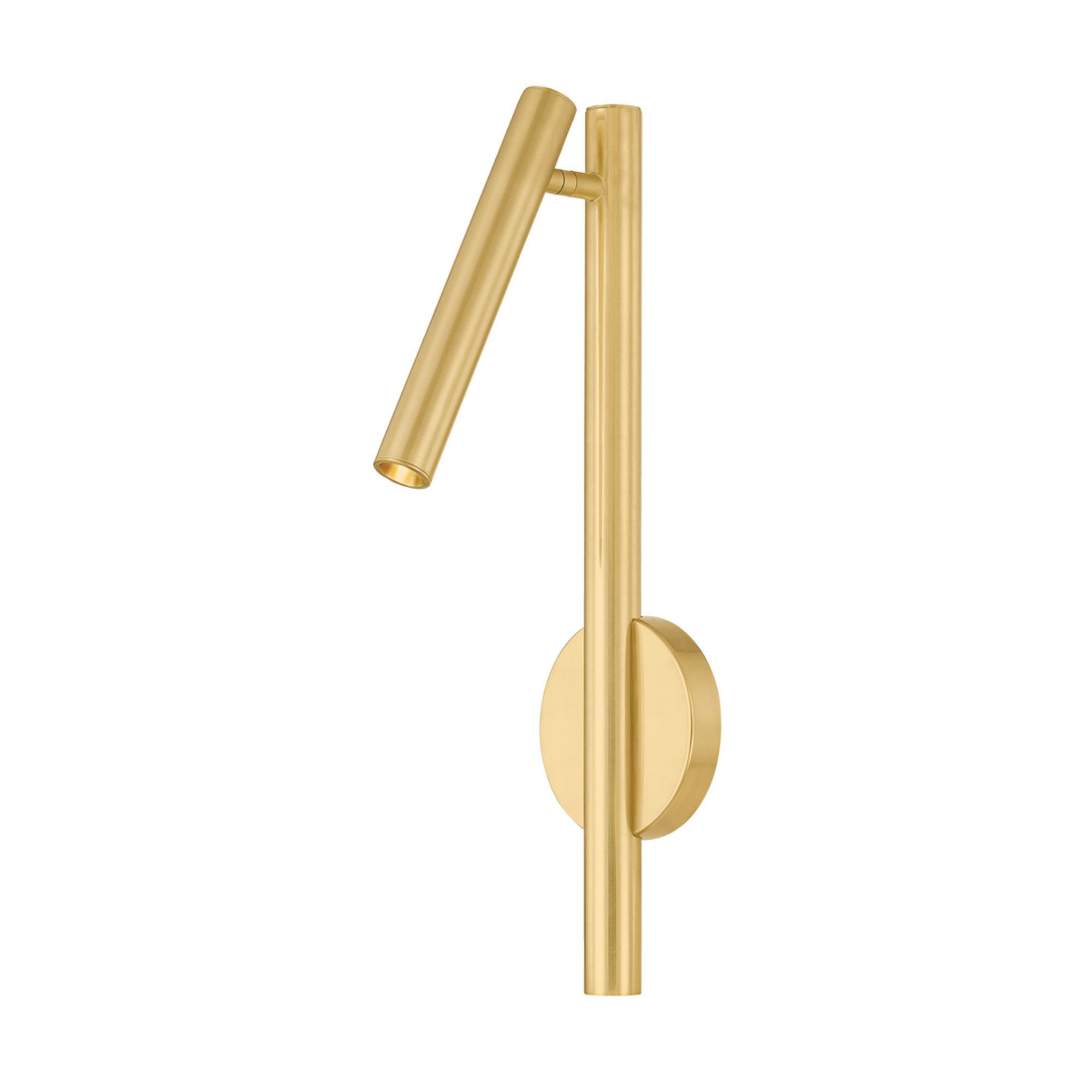 Circleville 1-Light Wall Sconce in Aged Brass 5.25W x 22H