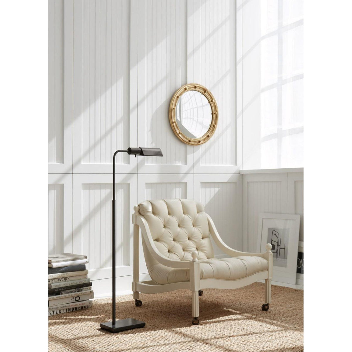 Visual Comfort Studio Adjustable Floor Lamp in Bronze H34" - 45" x E13"
