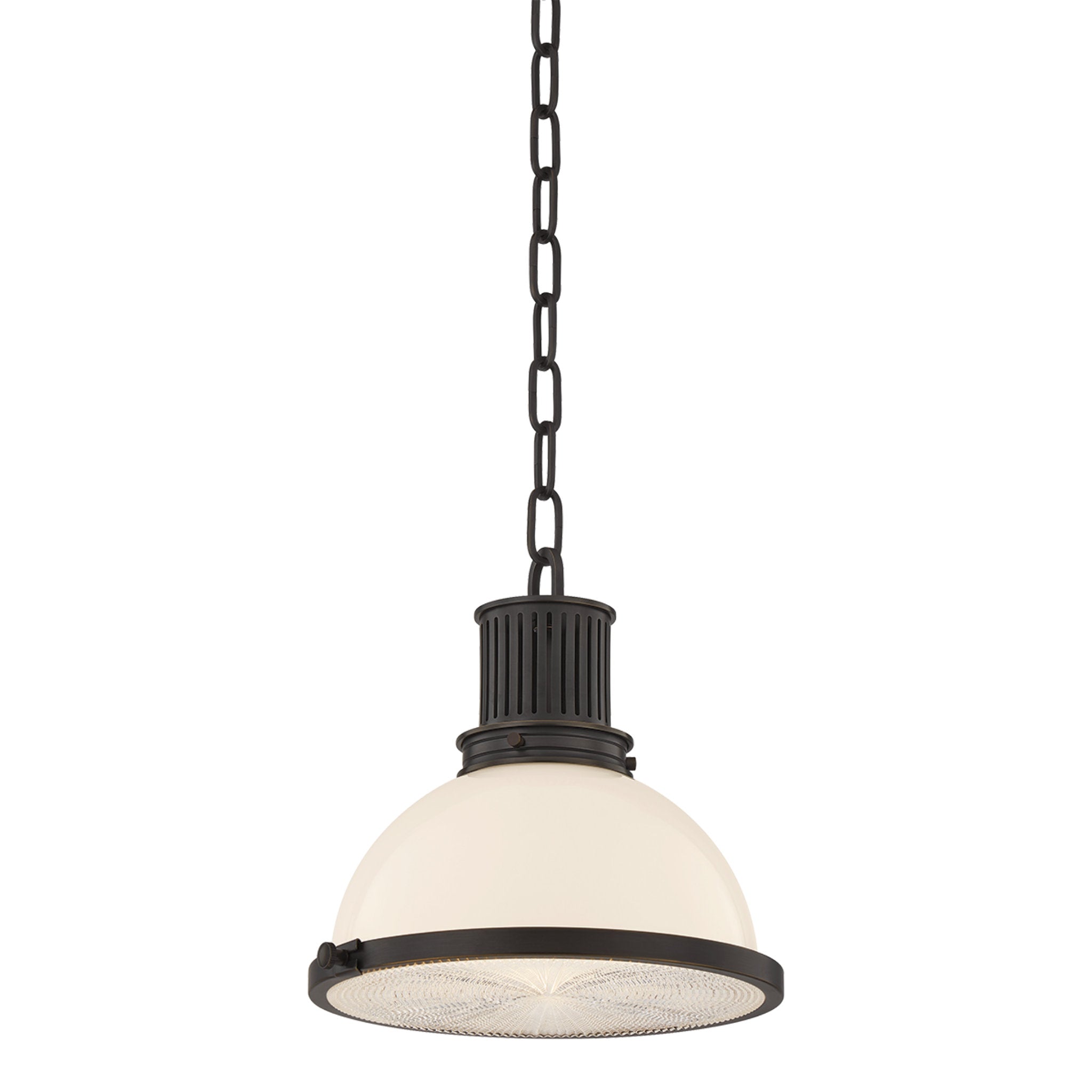 Pinesbridge 1-Light Pendant in Distressed Bronze 10.5W x 10.5H