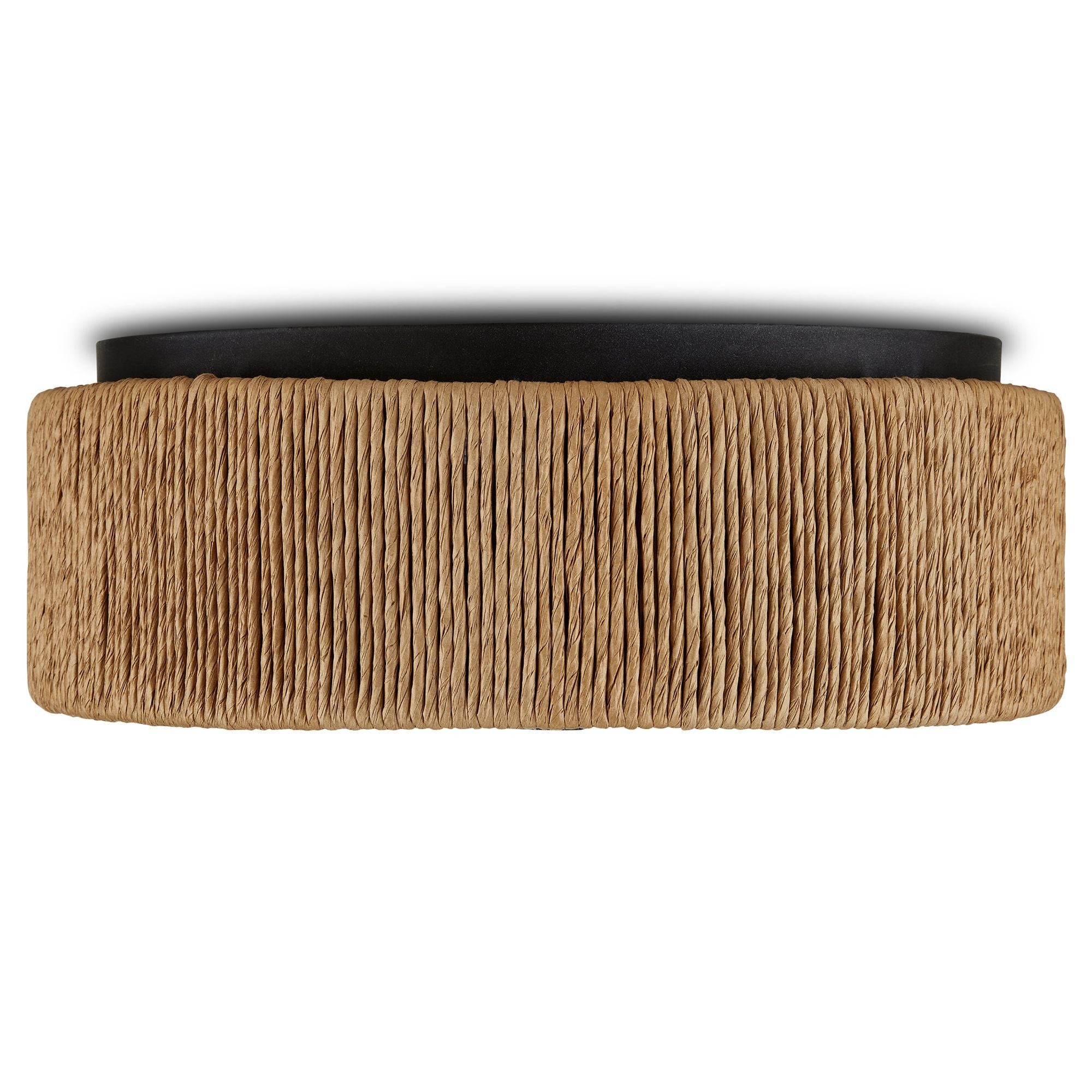 Brownell Flush Mount - Blacksmith/Natural