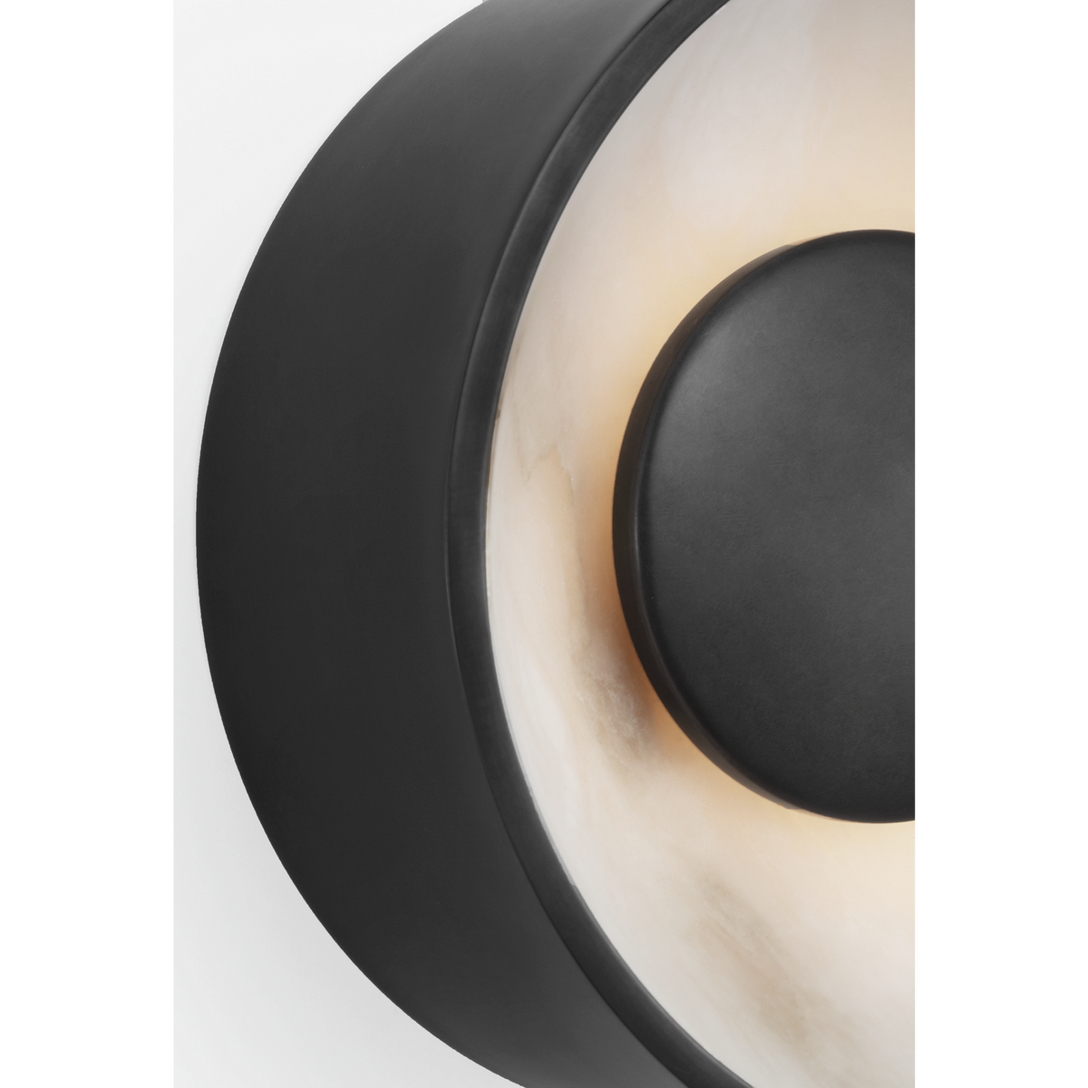 Anne-Marie Barton Umbra 8" Sconce in Bronze and Alabaster W8" x H8" x E3.5"