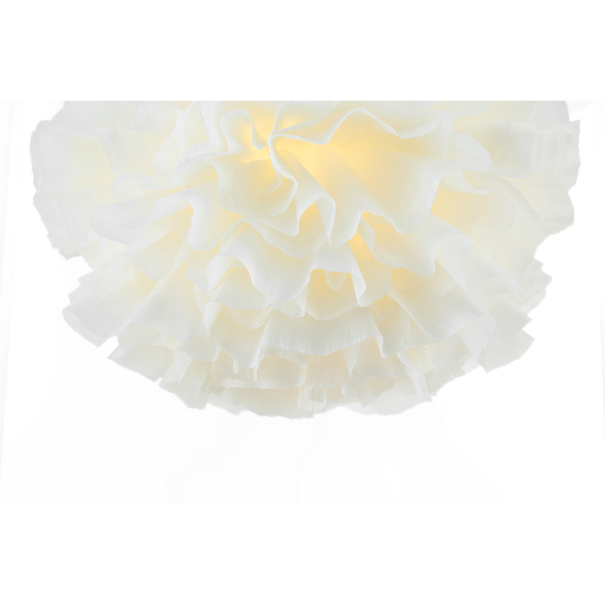 Chapman & Myers Cammela 31" Bloom Chandelier in Gild with Soft White Silk W30.75" x H21.25"