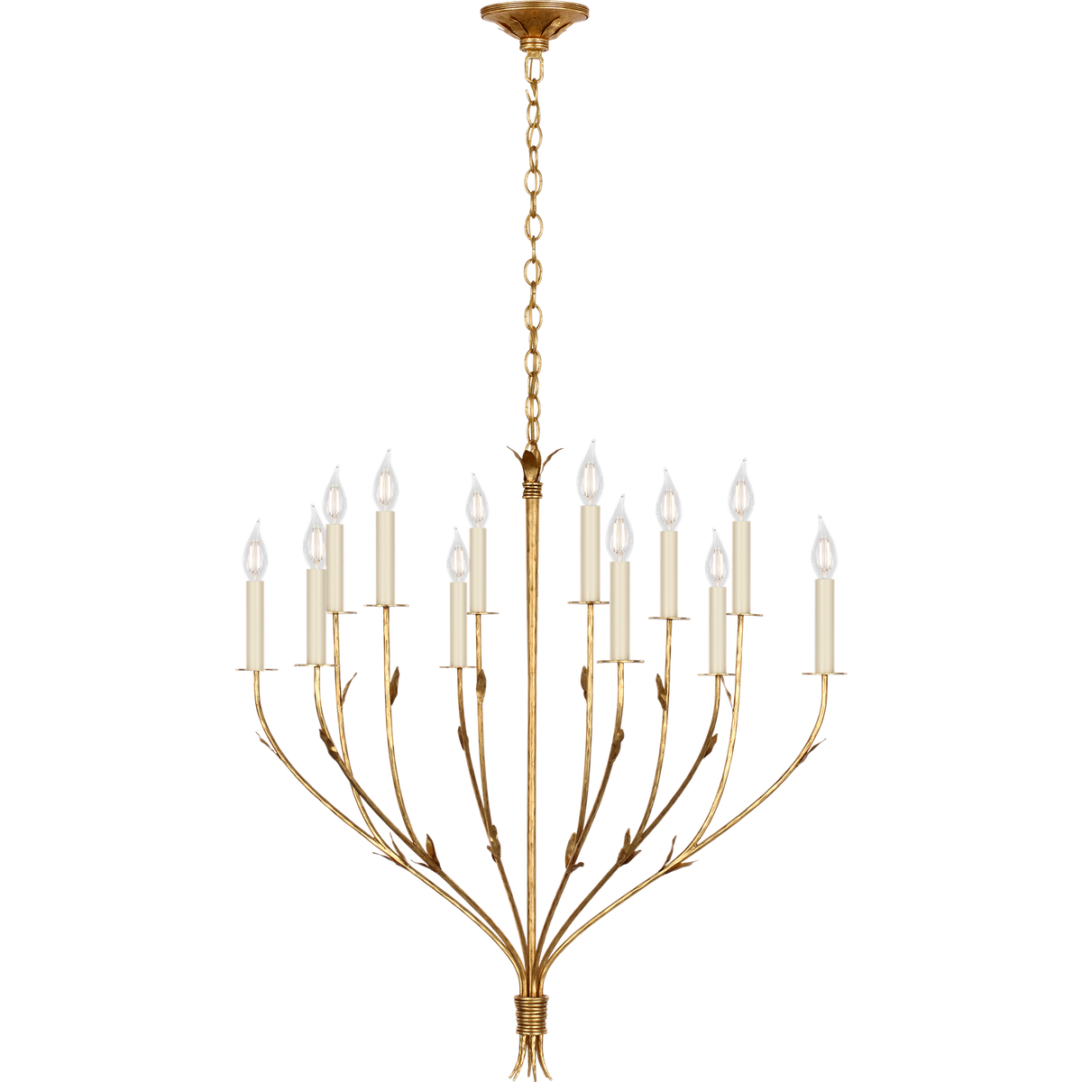 Fisher Weisman Florenz 32" Chandelier in Gold Lustre W32" x H33.25"