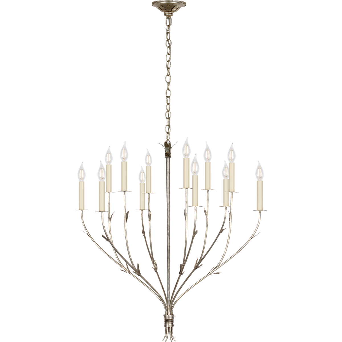 Fisher Weisman Florenz 32" Chandelier in Silver Lustre W32" x H33.25"