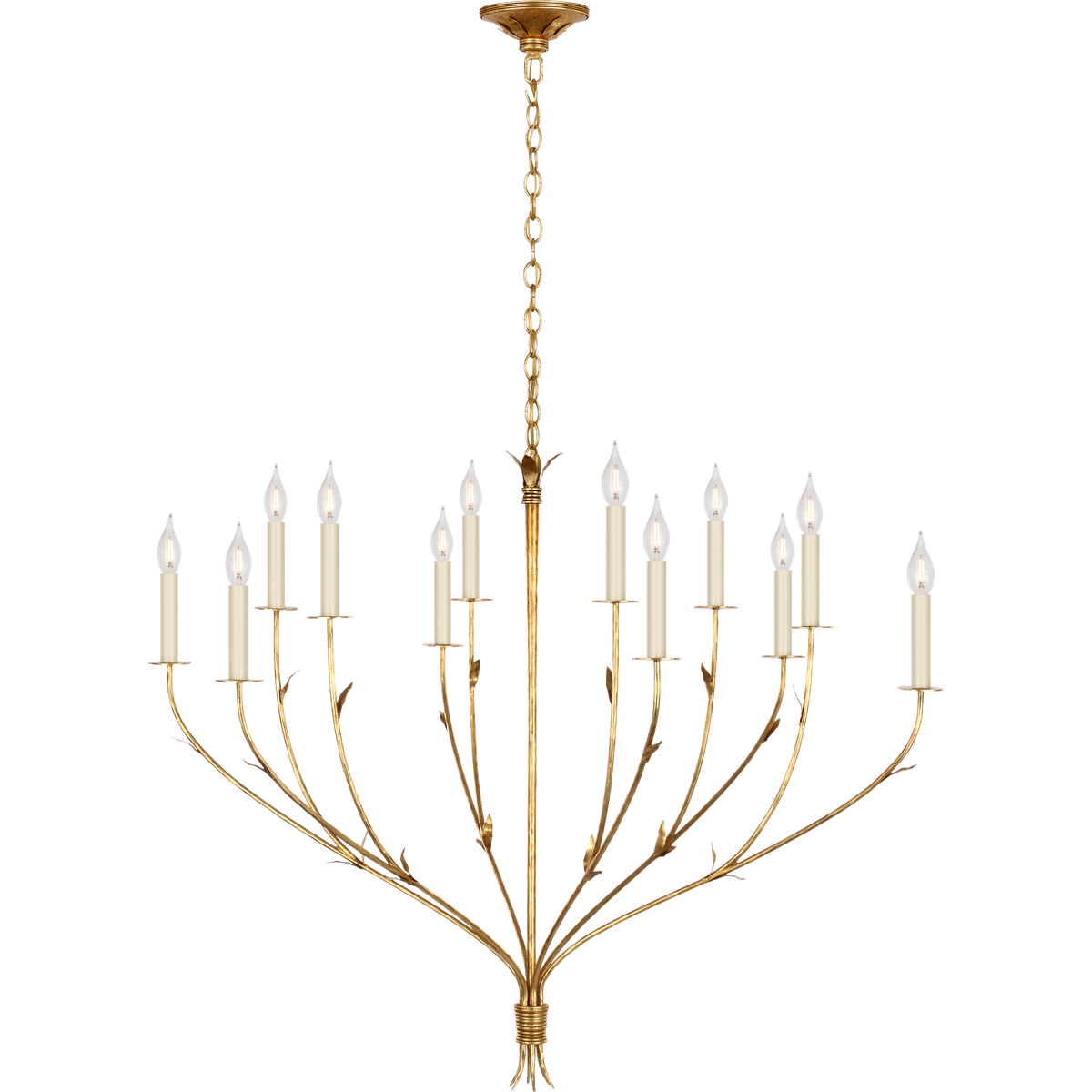 Fisher Weisman Florenz 42" Chandelier in Gold Lustre W42" x H33.25"