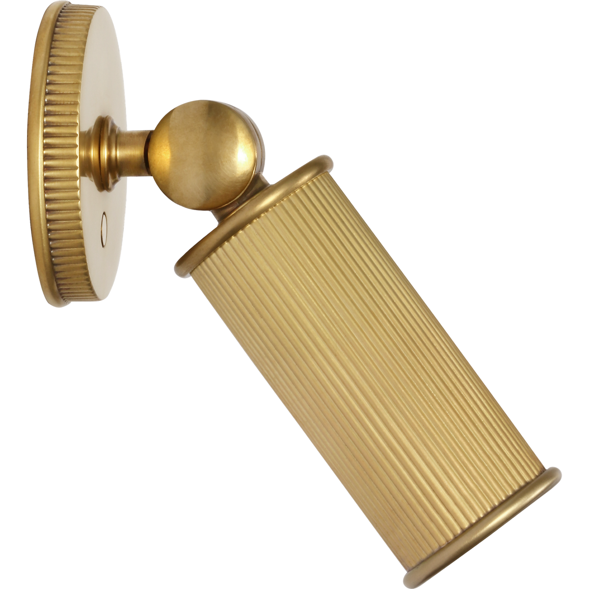 Marie Flanigan Tate 4" Pivoting Reading Light in Soft Brass W2" x H4" x E1.75"