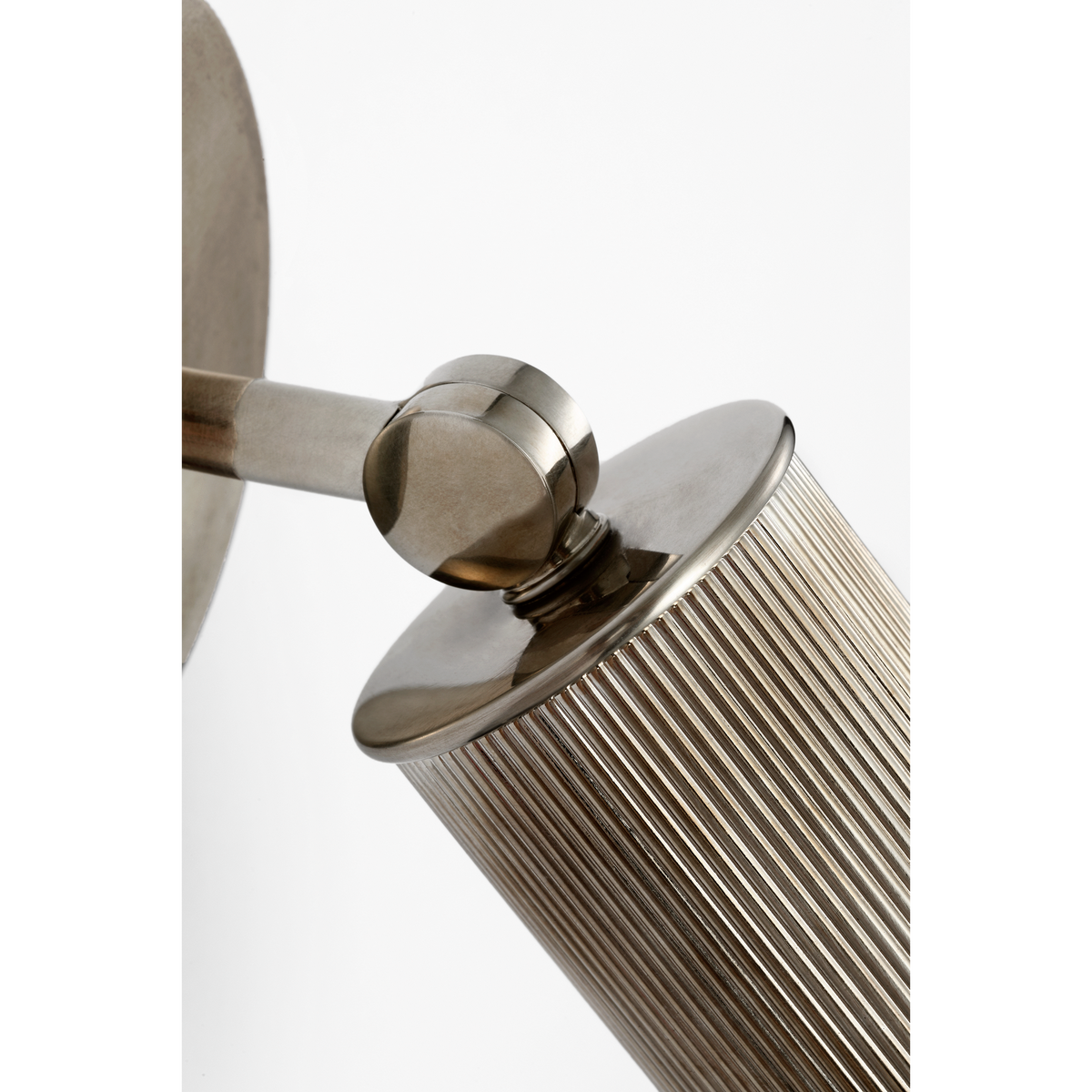 Marie Flanigan Tate 6" Pivoting Reading Light in Pewter W3.25" x H6.5" x E3"
