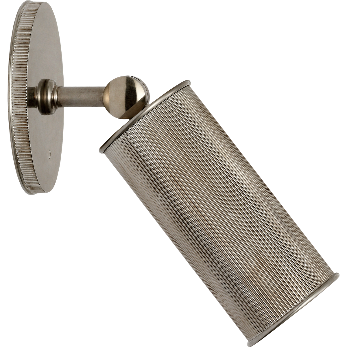 Marie Flanigan Tate 8" Pivoting Reading Light in Pewter W4.25" x H8" x E3.5"
