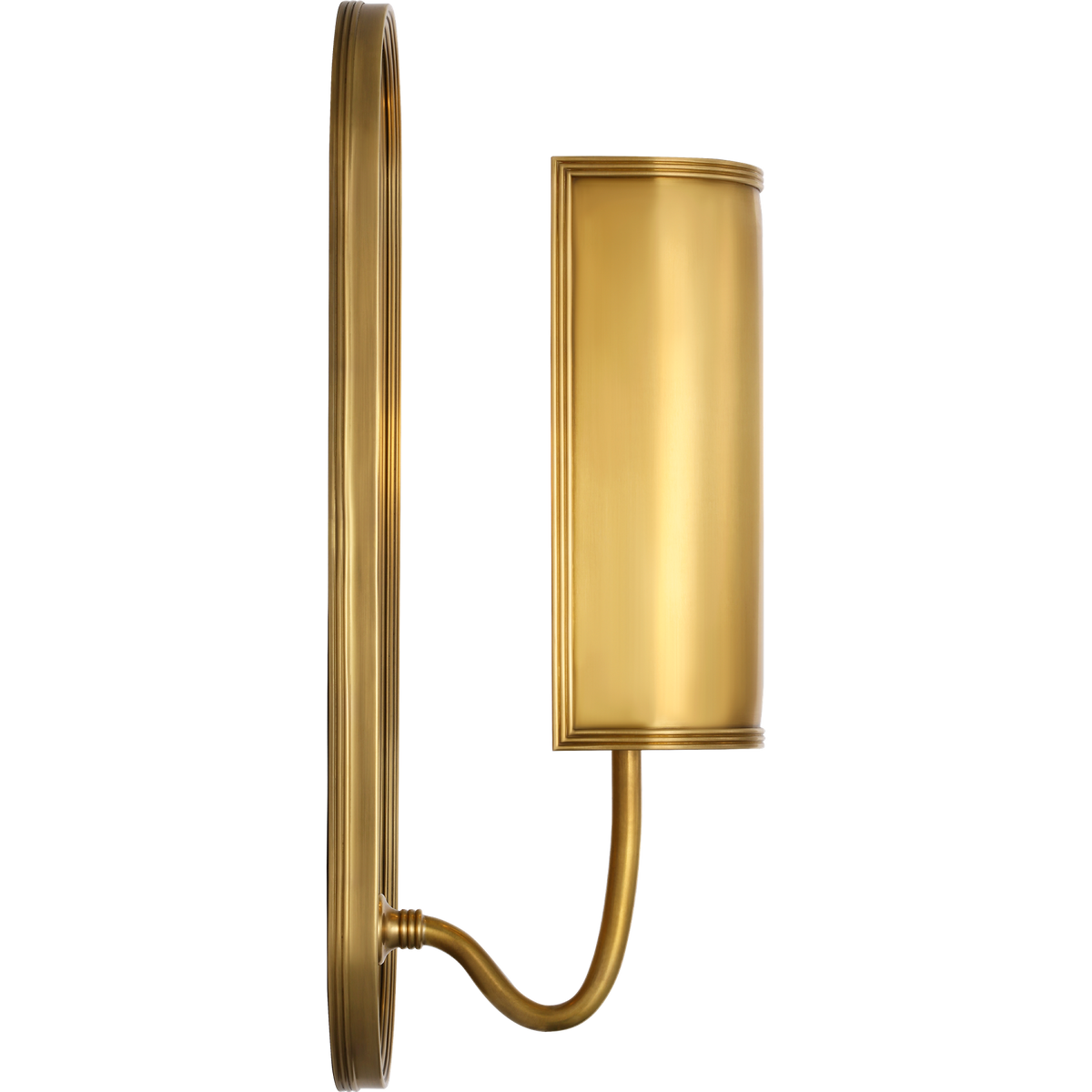 Marie Flanigan Sadie 14" Wall Sconce in Soft Brass with Soft Brass Shade W4.25" x H13.5" x E5"