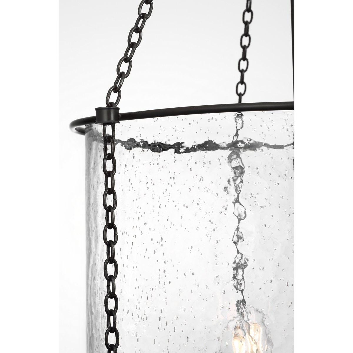 Marie Flanigan Reese 17" Lantern in Bronze with Clear Restoration Glass W17" x H39.5"