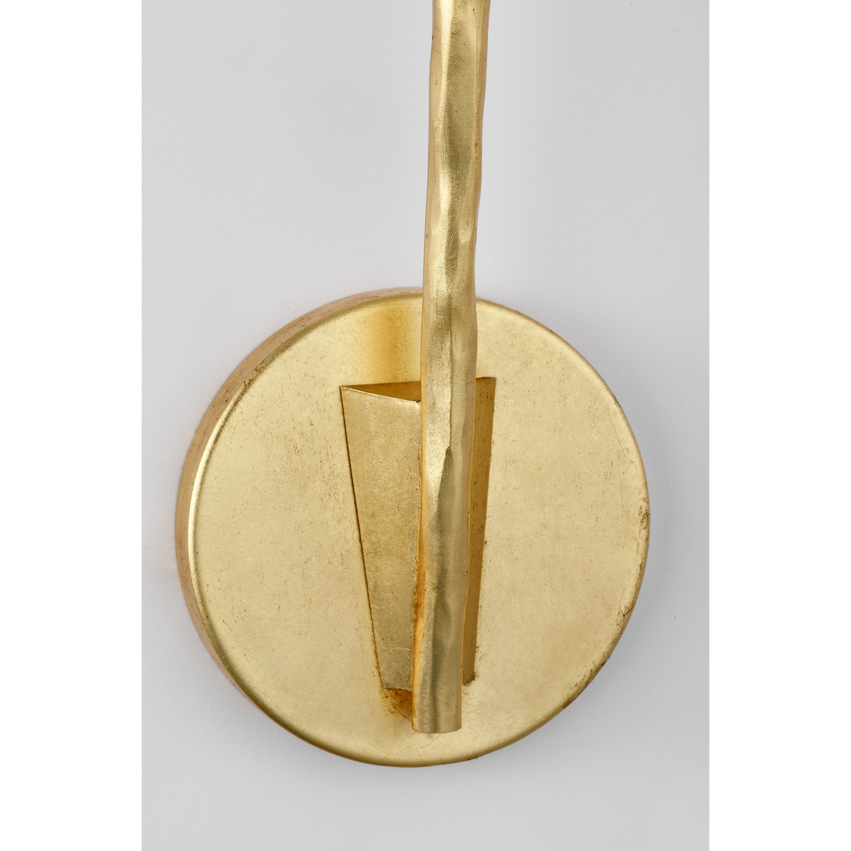 Thomas O'Brien Tirucalli 25" Sculpted Sconce in Gold Lustre with Etched Crystal W10" x H24.75" x E9.75"