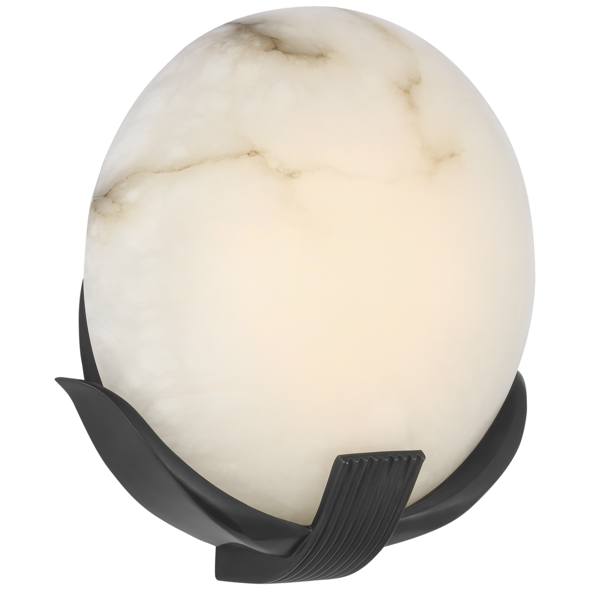 Ralph Lauren Belmore 10" Sconce in Bronze with Alabaster W9.25" x H10" x E3.25"