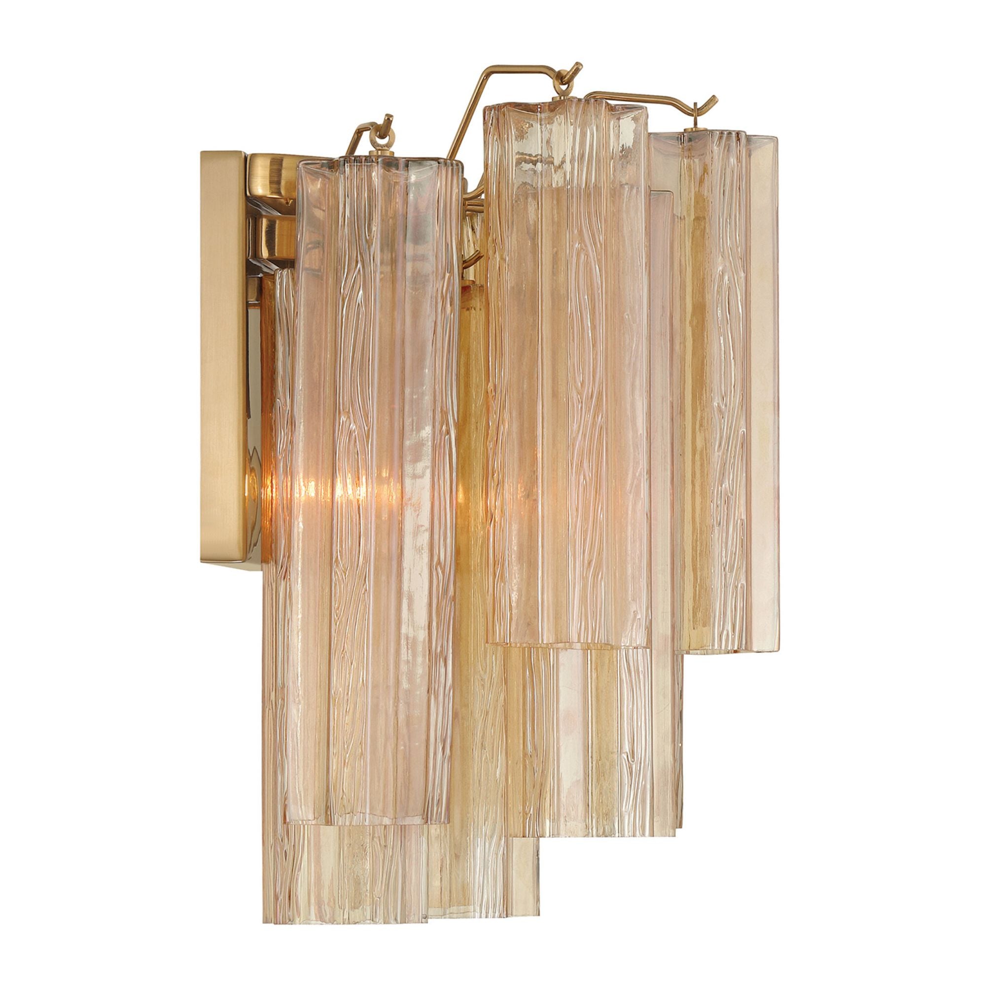 Addis 14.5'' Aged Brass Sconce Gold 14.5"W x 14.5"H x 9.75"D