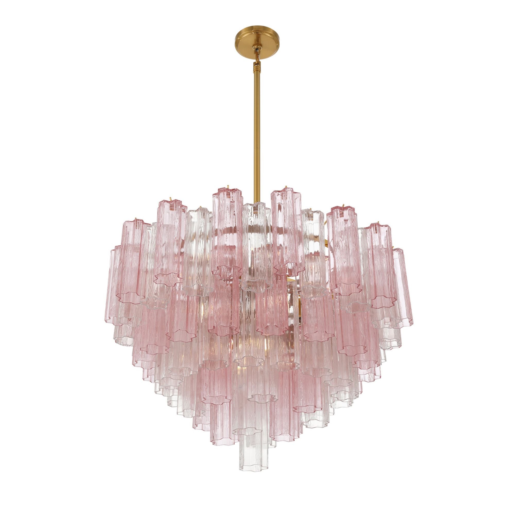 Addis 32'' Aged Brass Chandelier Multi 32"W x 21.5"H x 32"D