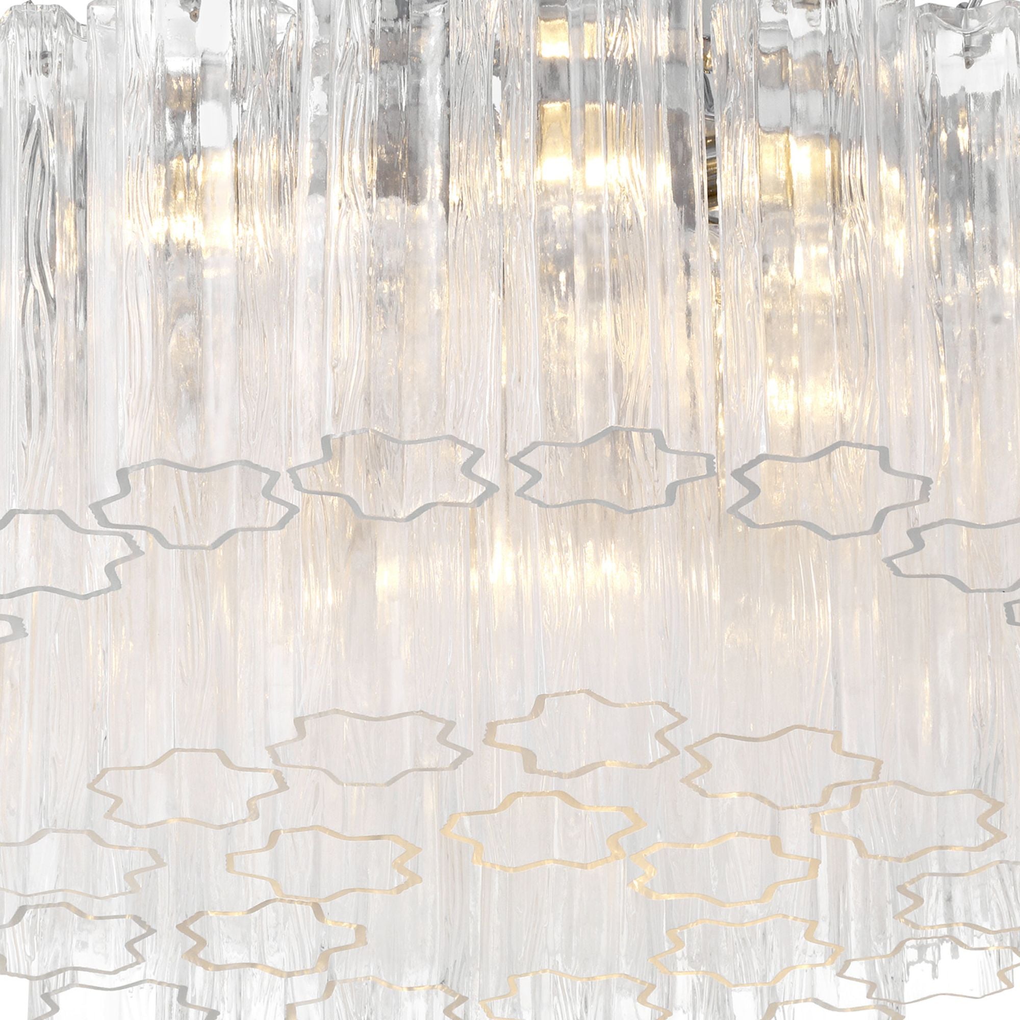 Addis 22.25'' Polished Chrome Flush Mount Clear 22.25"W x 11.75"H x 22.25"D