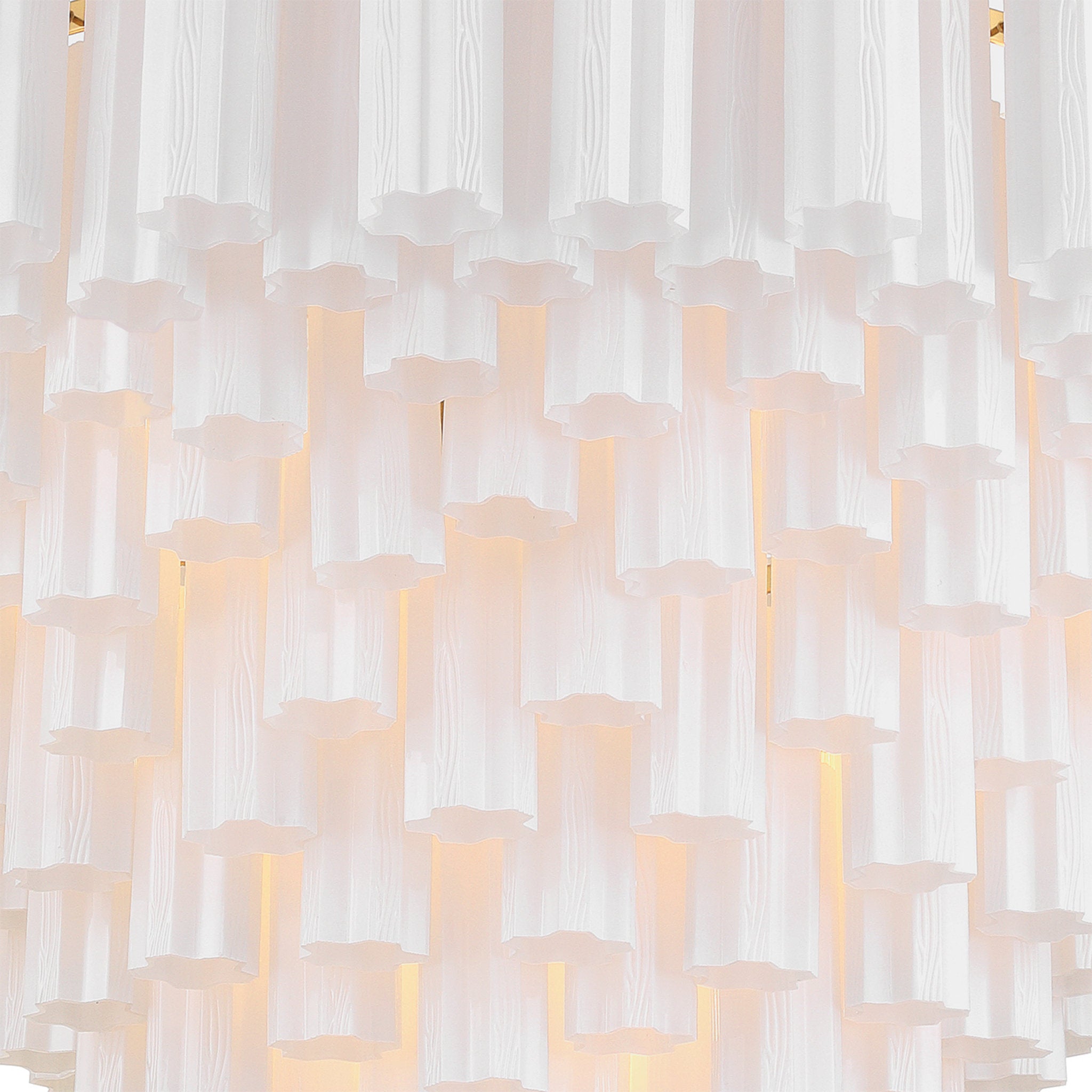 Addis 49'' Aged Brass Chandelier White 49"W x 42.5"H x 49"D