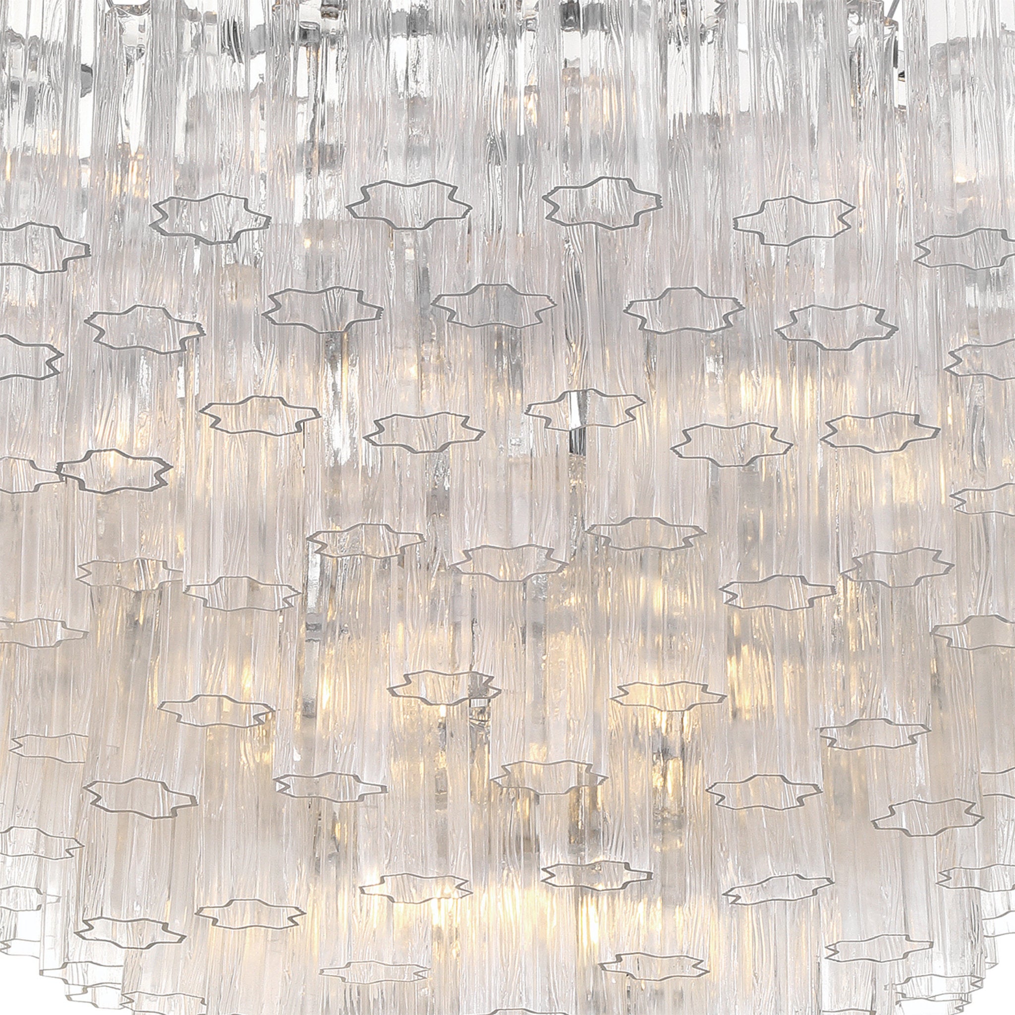 Addis 49'' Polished Chrome Chandelier Clear 49"W x 42.5"H x 49"D