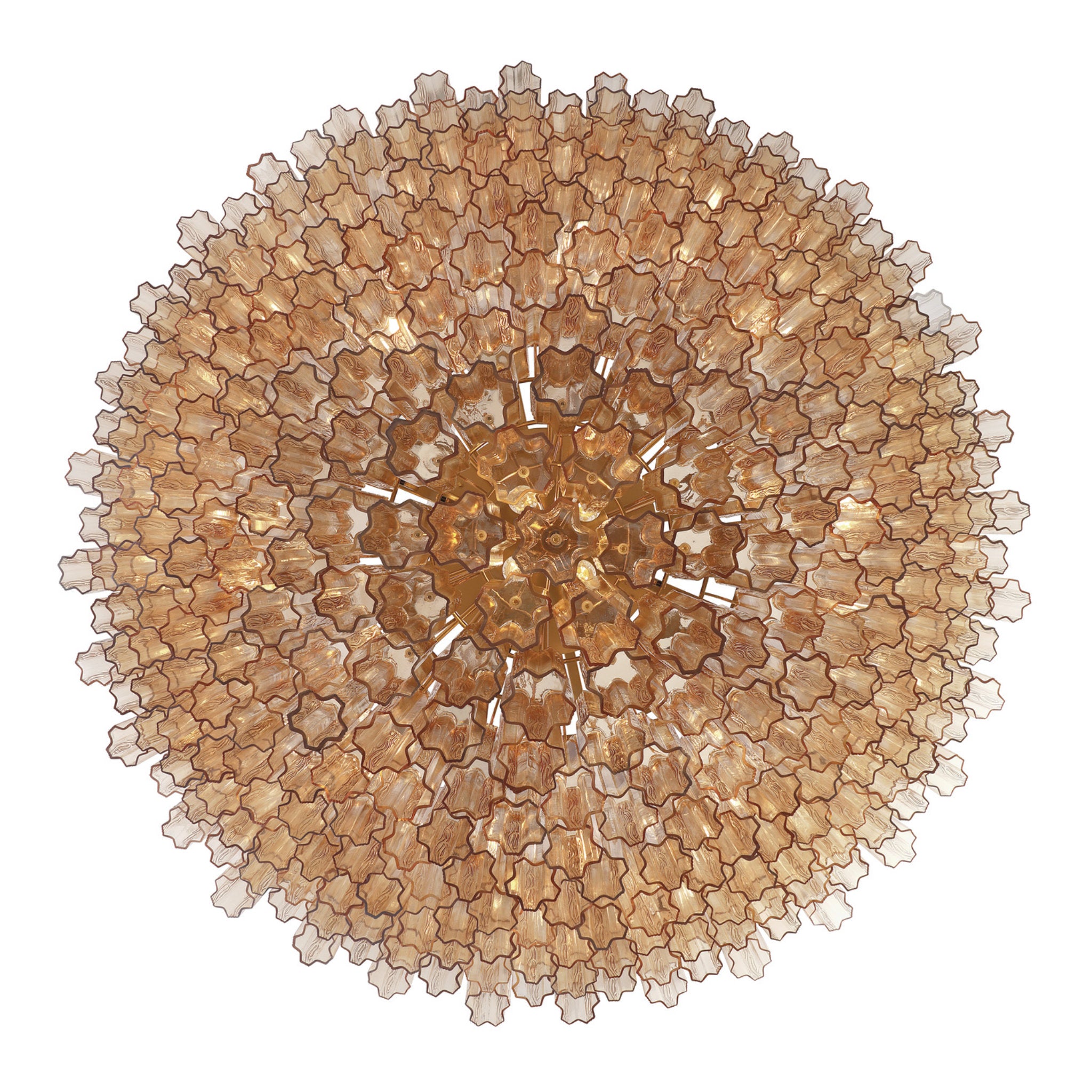 Addis 62'' Aged Brass Chandelier Gold 62"W x 40"H x 62"D