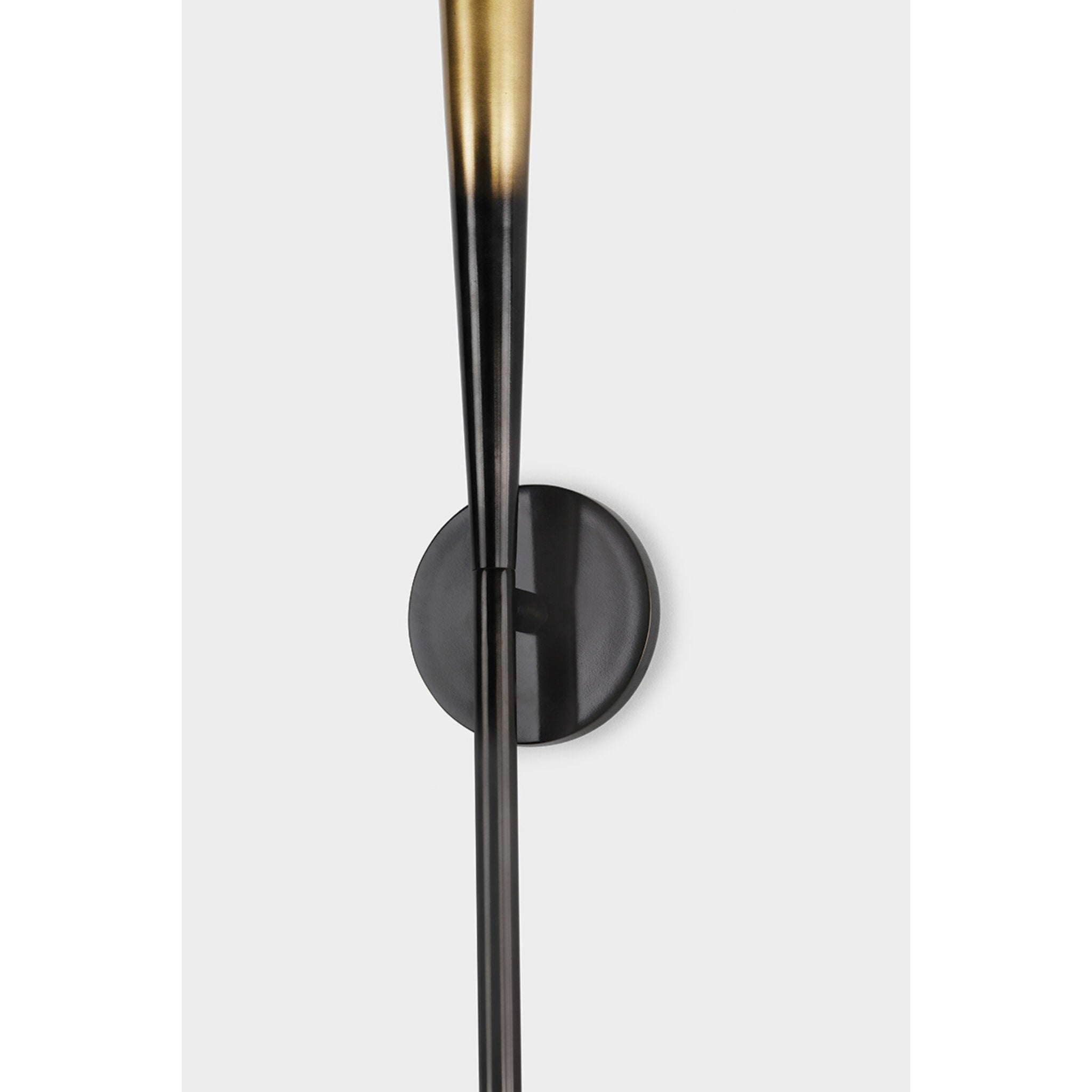 Adley 1-Light Wall Sconce in Gradient Brass by Cortney Bishop 4.75W x 27.5H